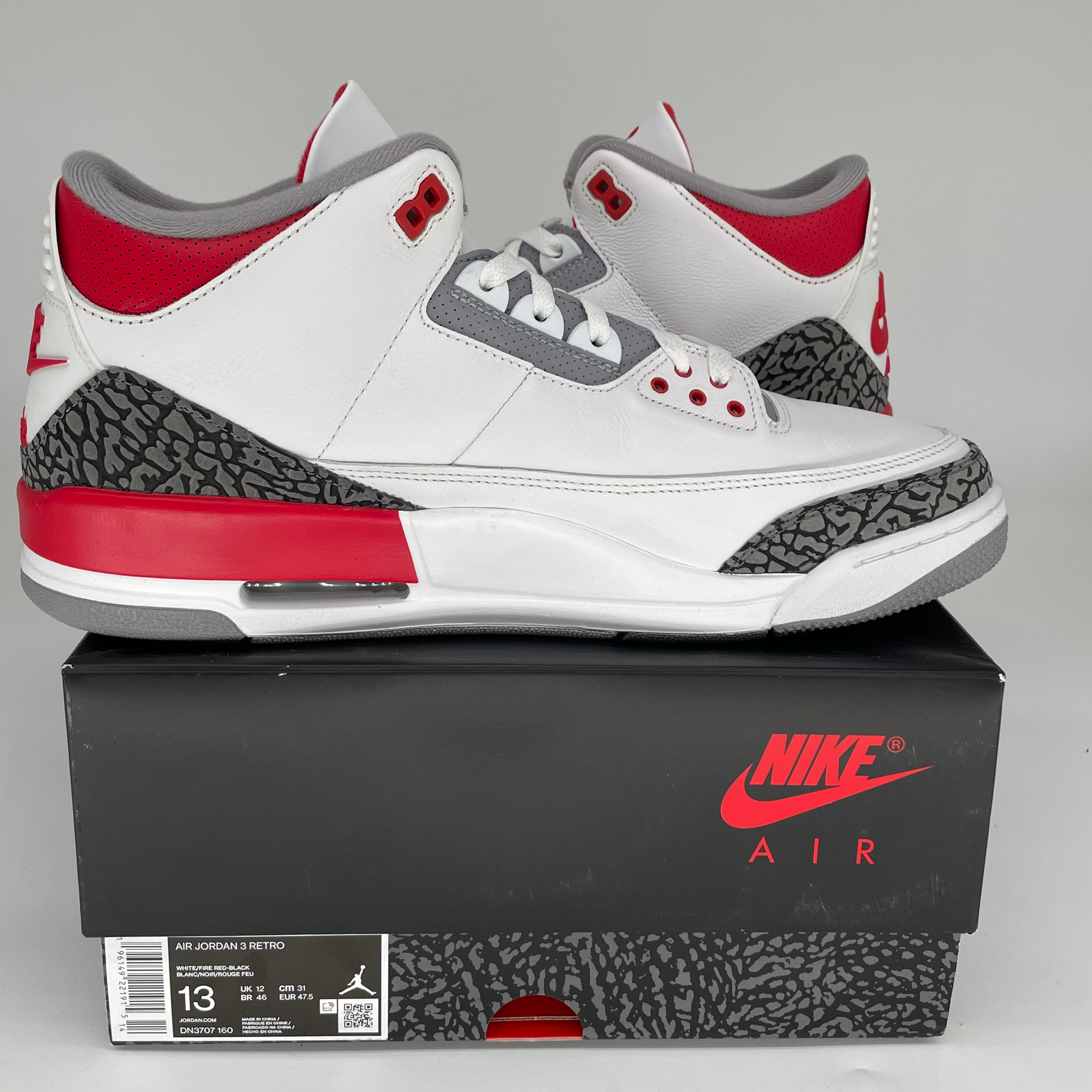 AIR JORDAN 3 FIRE RED SIZE 13 DN3707-160