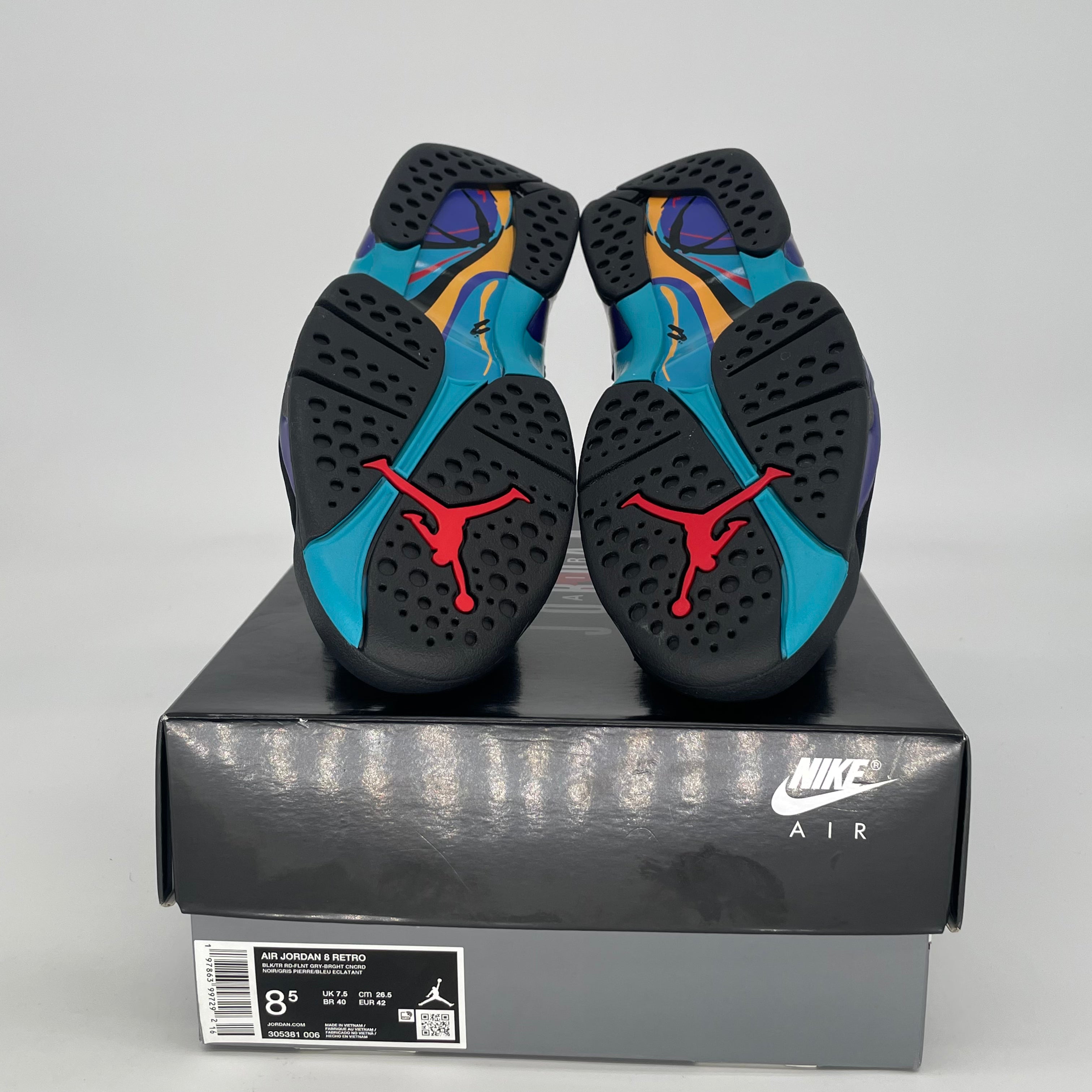 AIR JORDAN 8 AQUA 305381-006 SIZE 8.5/10W