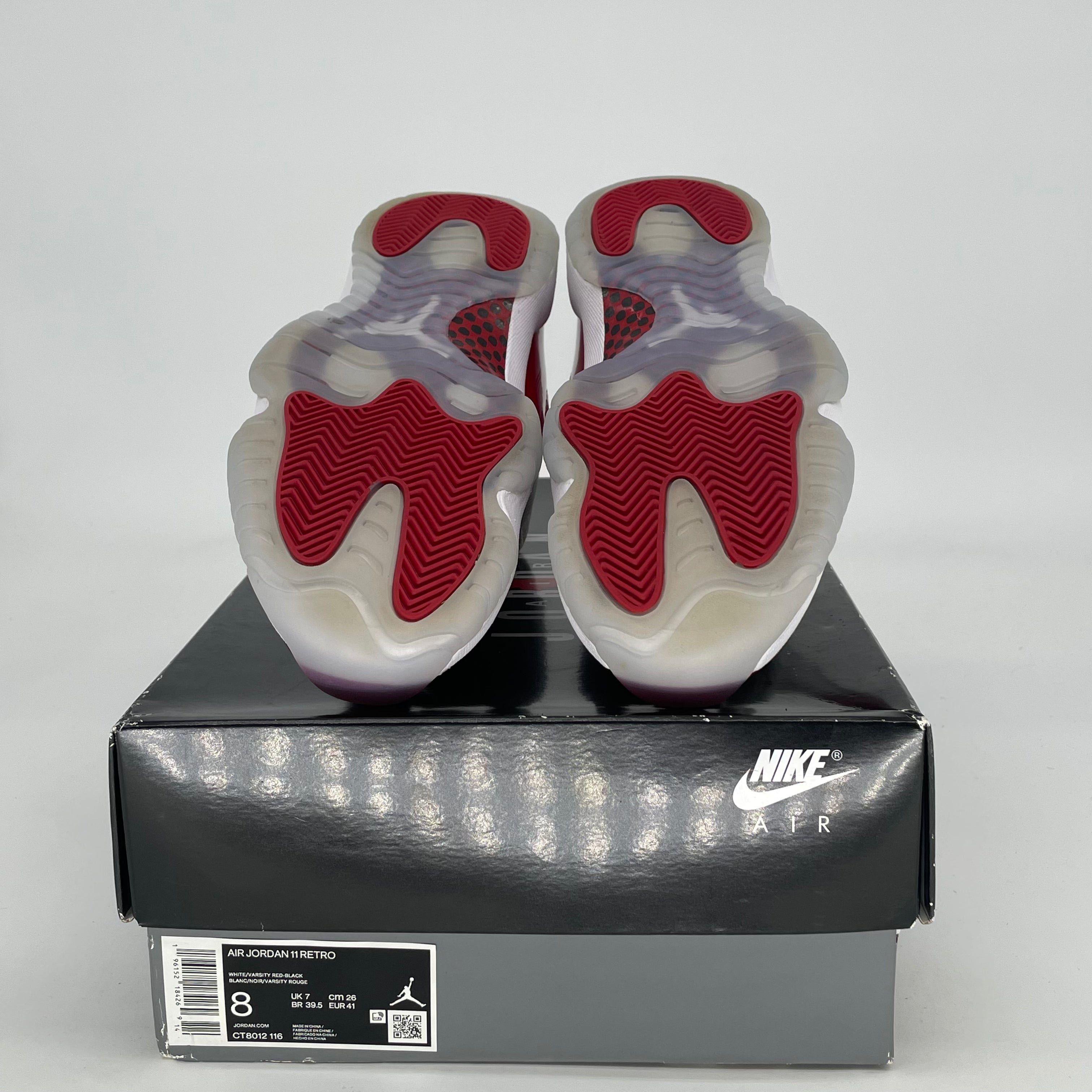 AIR JORDAN 11 CHERRY CT8012-116 SIZE 8/9.5W