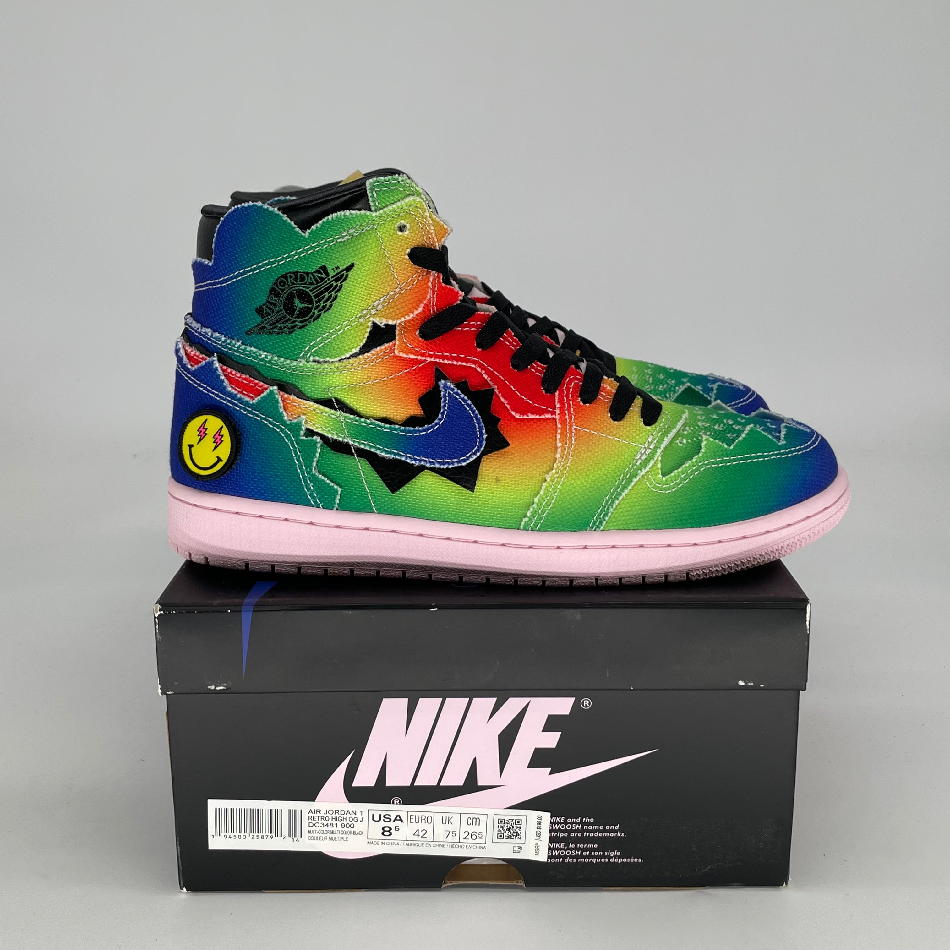 AIR JORDAN 1 J BALVIN SIZE 8.5/10W DC3481-900