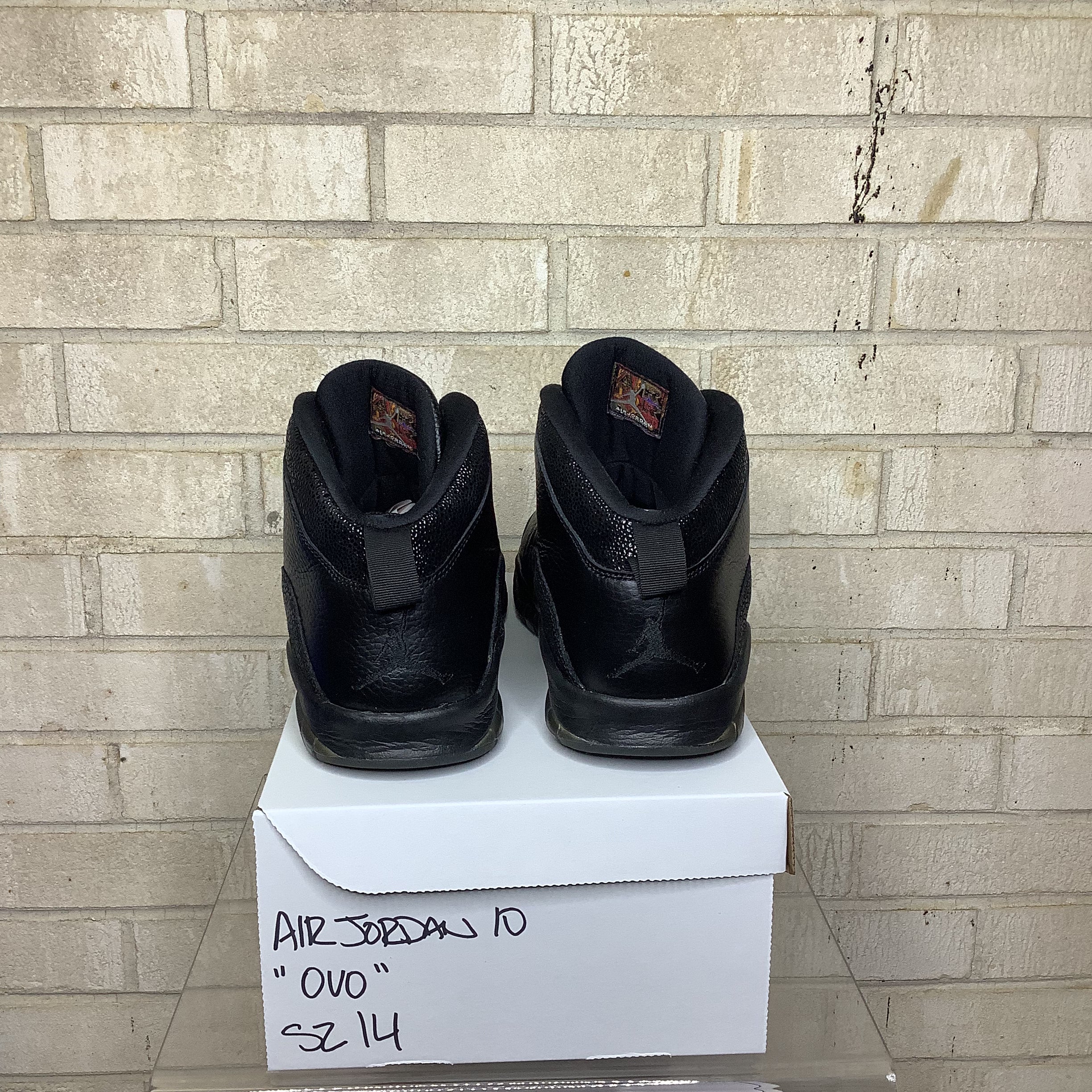 Air Jordan 10 OVO Black Size 14 819955-030