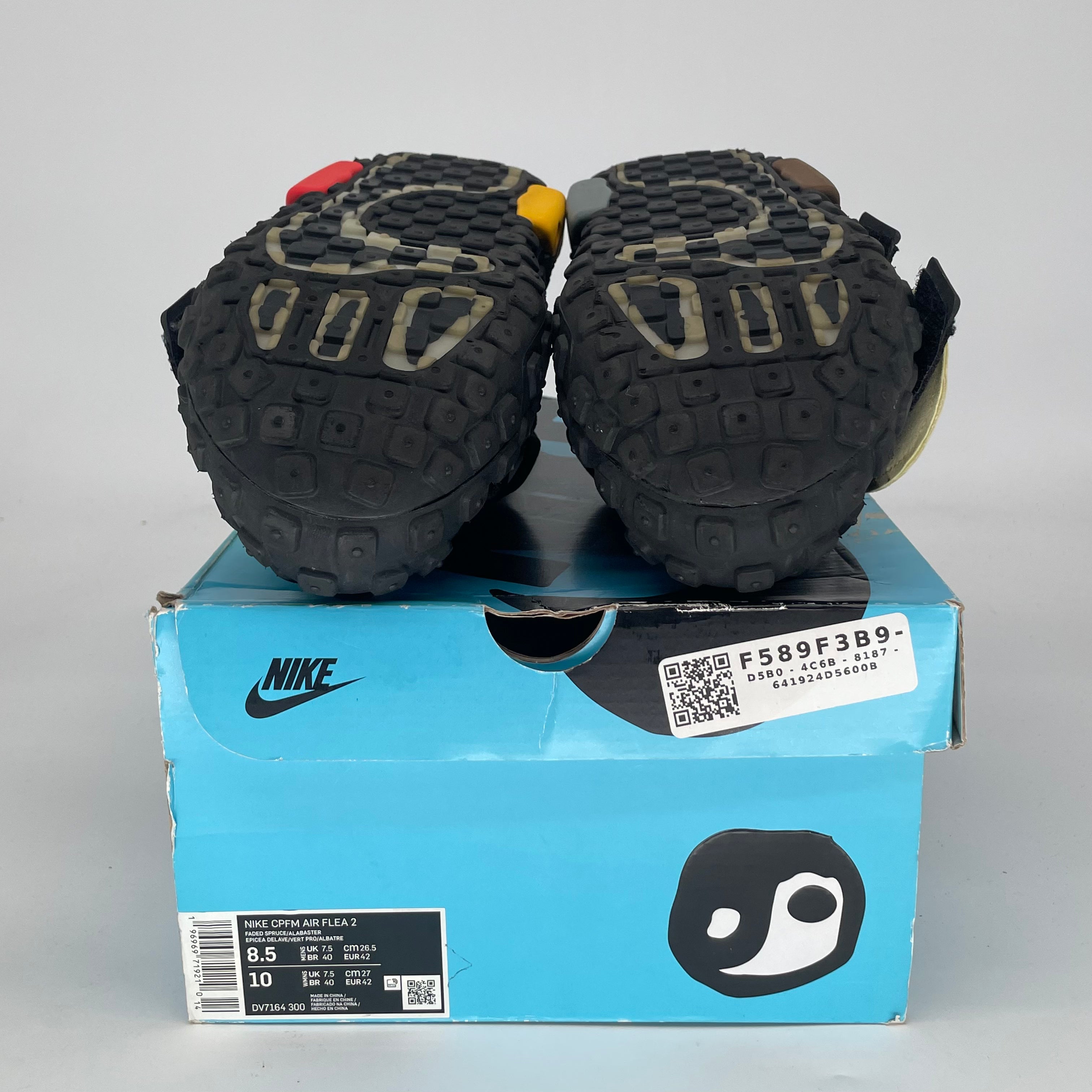 NIKE CPFM AIR FLEA 2 FADED SPRUCE SIZE 8.5/10W DV7164-300