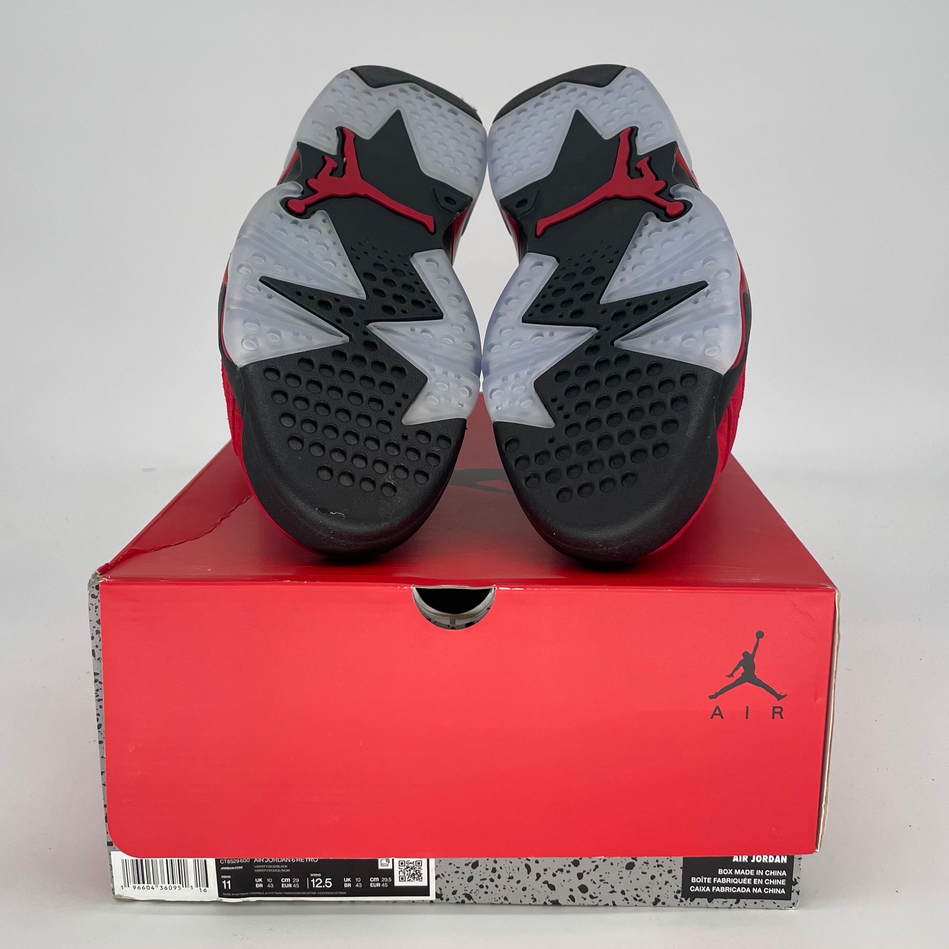 AIR JORDAN 6 TORO BRAVO CT8529-600 SIZE 11/12.5W