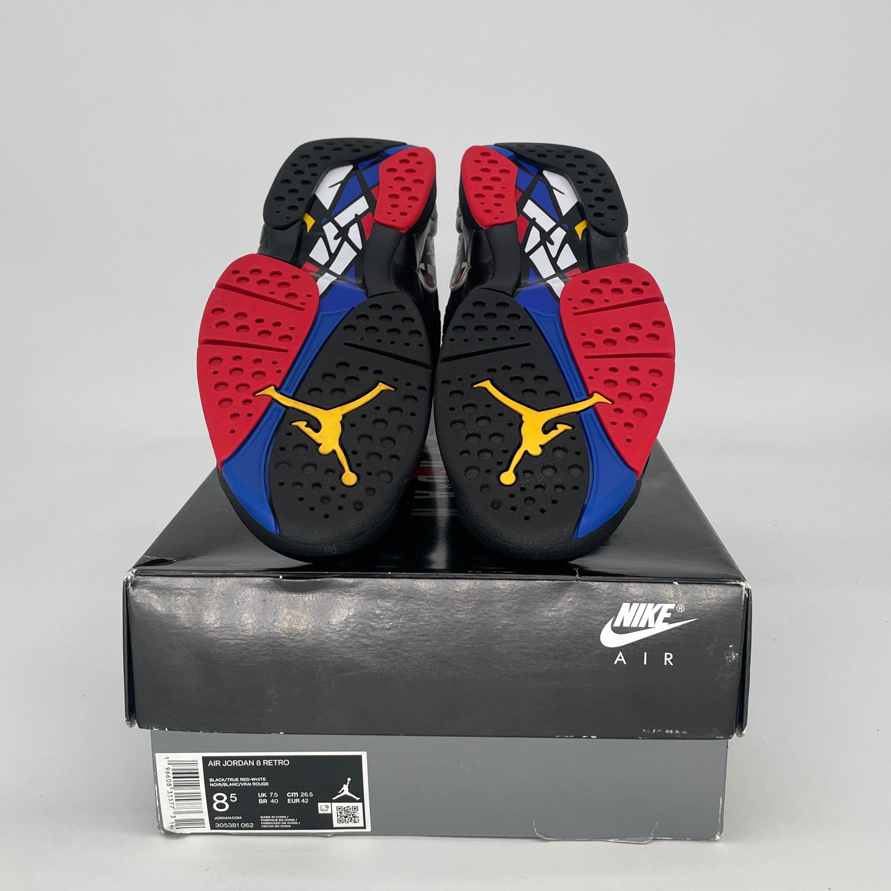 AIR JORDAN 8 PLAYOFFS 305381-062 SIZE 8.5/10W