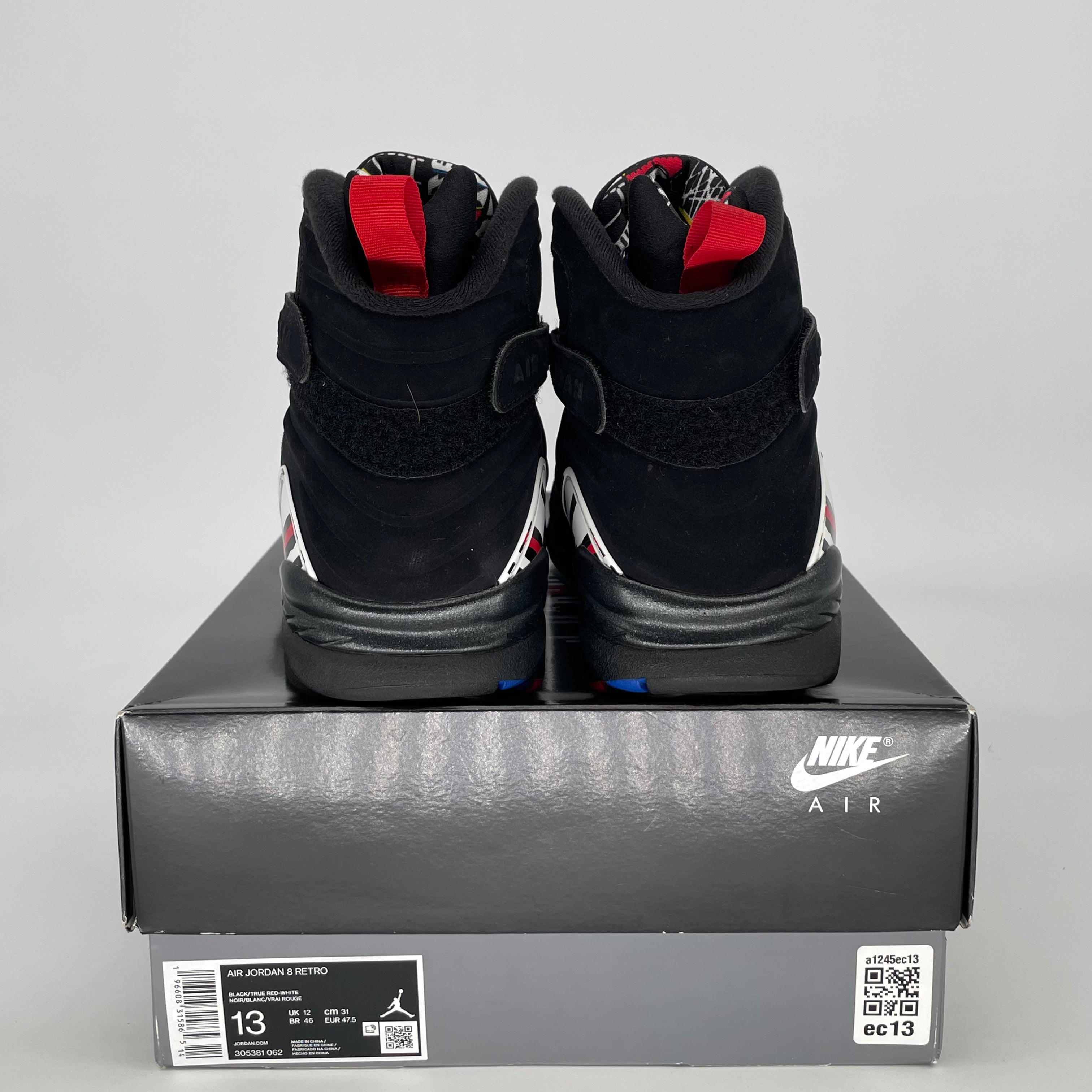 AIR JORDAN 8 PLAYOFFS 305381-062 SIZE 13/14.5W