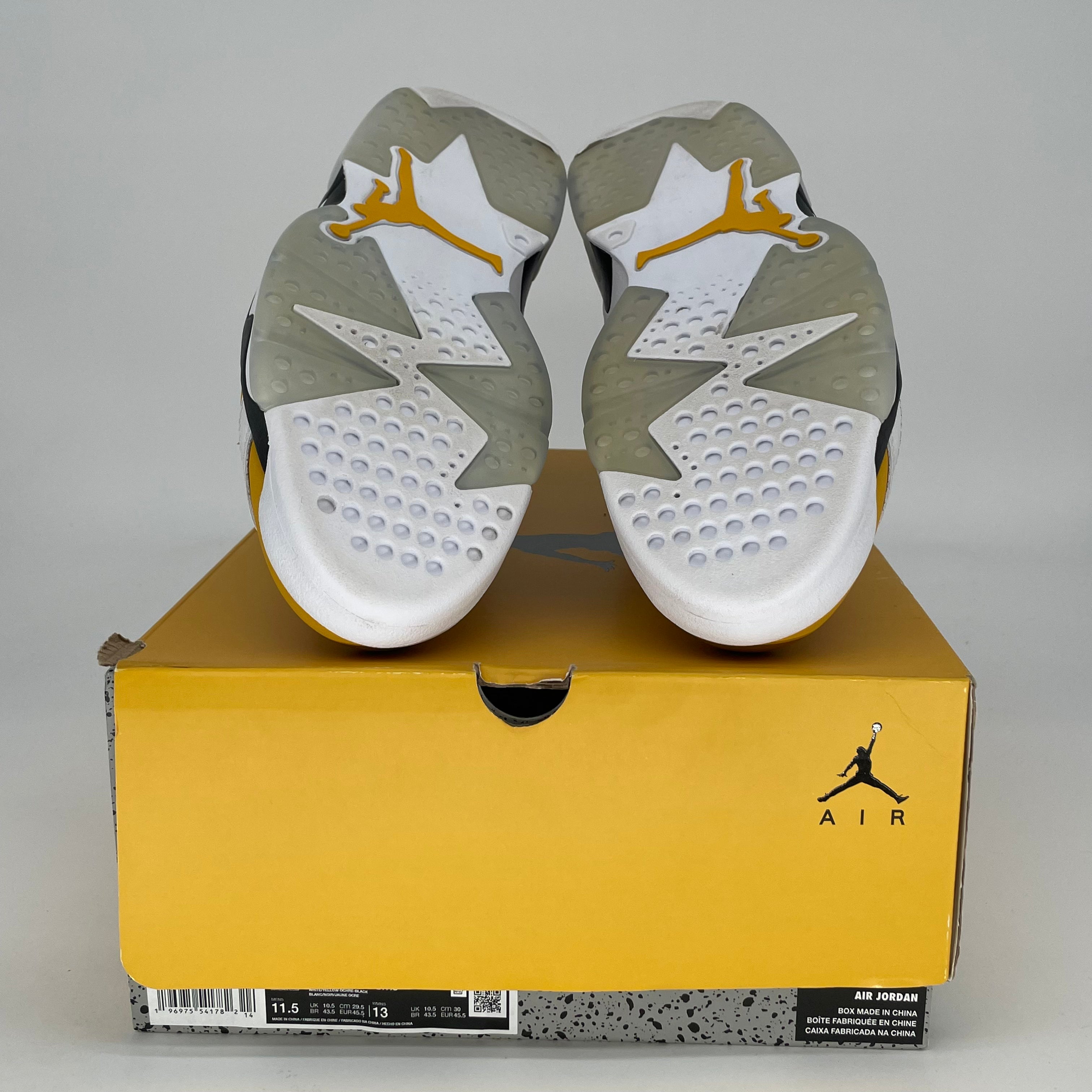 AIR JORDAN 6 YELLOW OCHRE CT8529-170 SIZE 11.5/13W