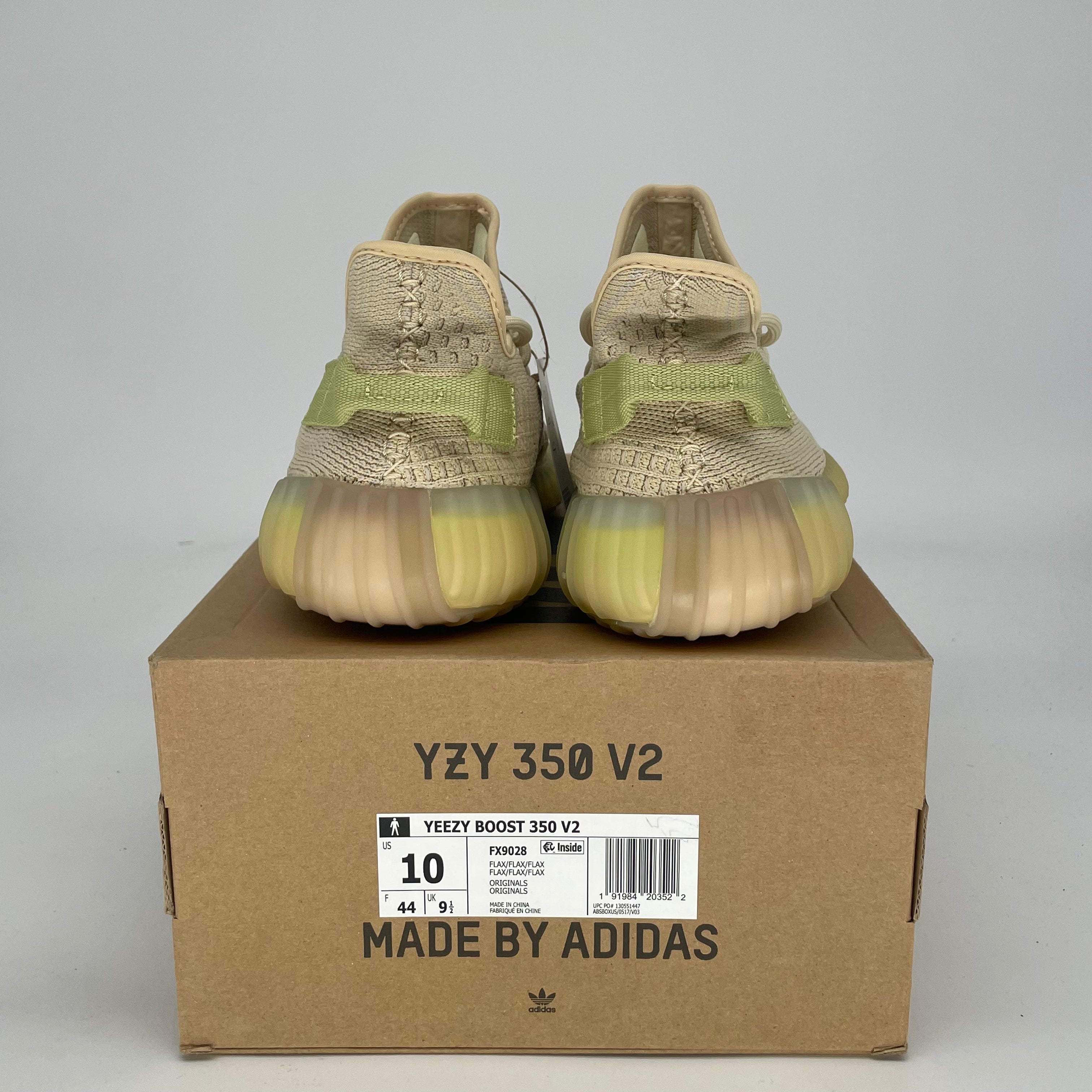 ADIDAS YEEZY 350 V2 FLAX FX9028 SIZE 10/11.5W