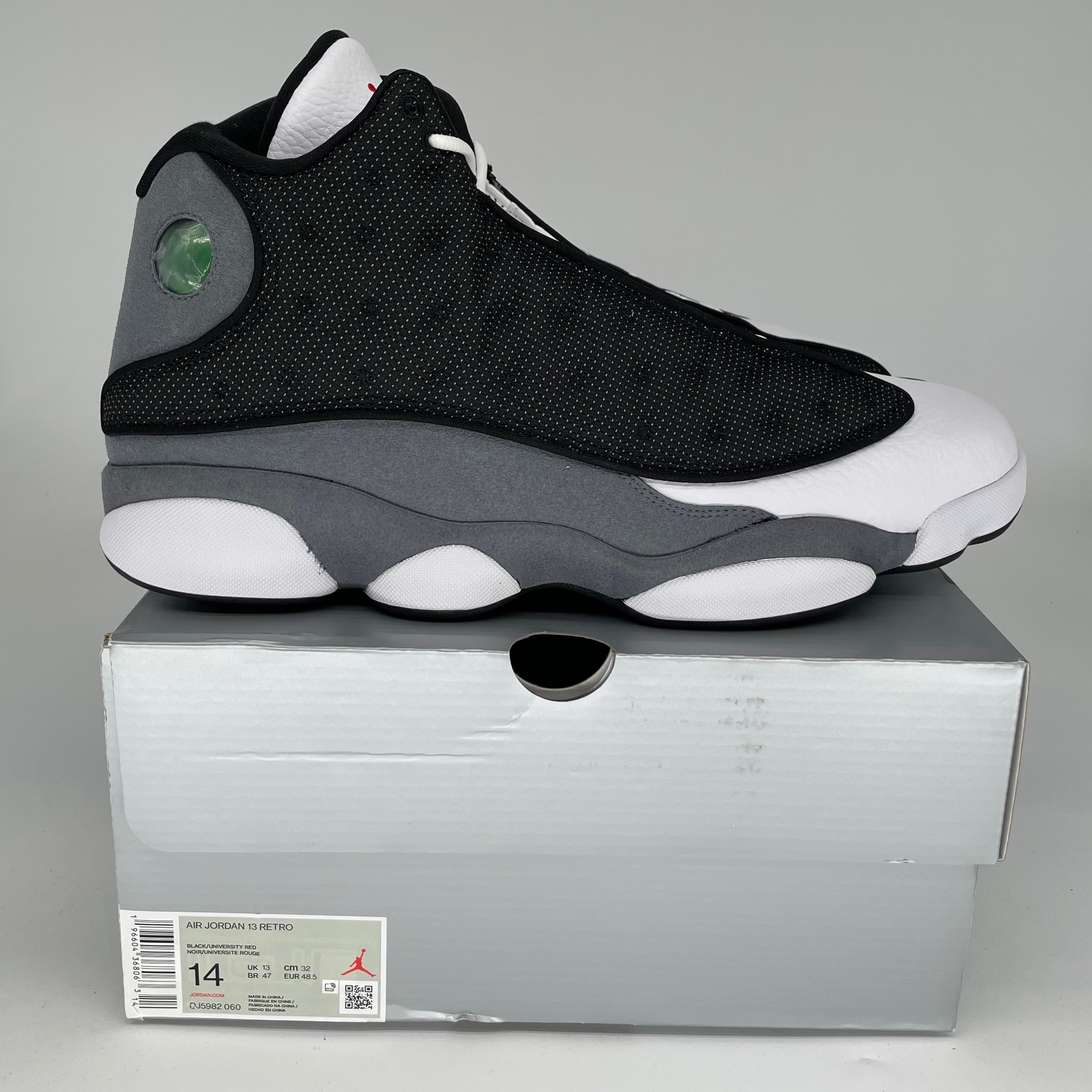AIR JORDAN 13 BLACK FLINT SIZE 14 DJ5982-060