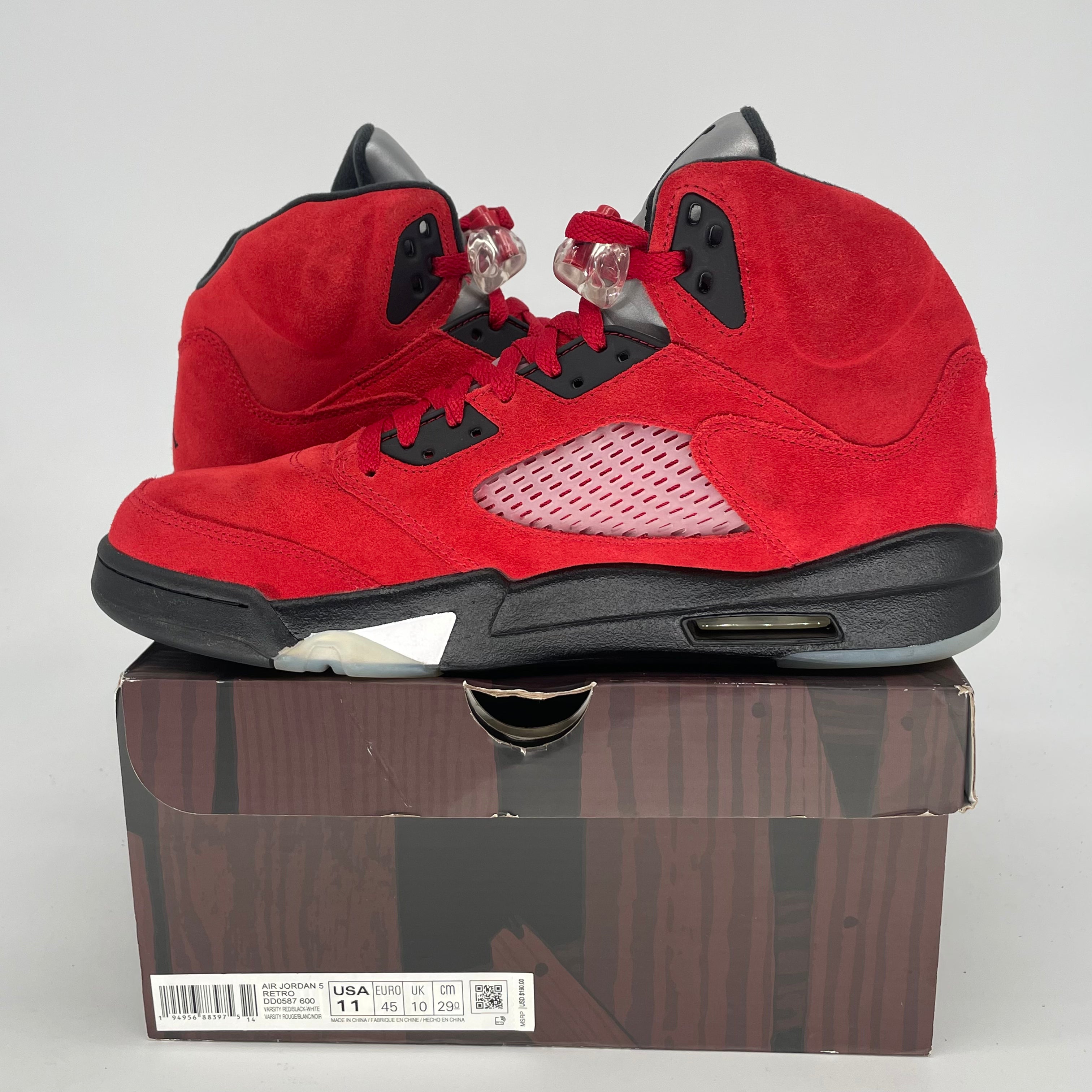 AIR JORDAN 5 RAGING BULL DD0587-600 SIZE 11/12.5W