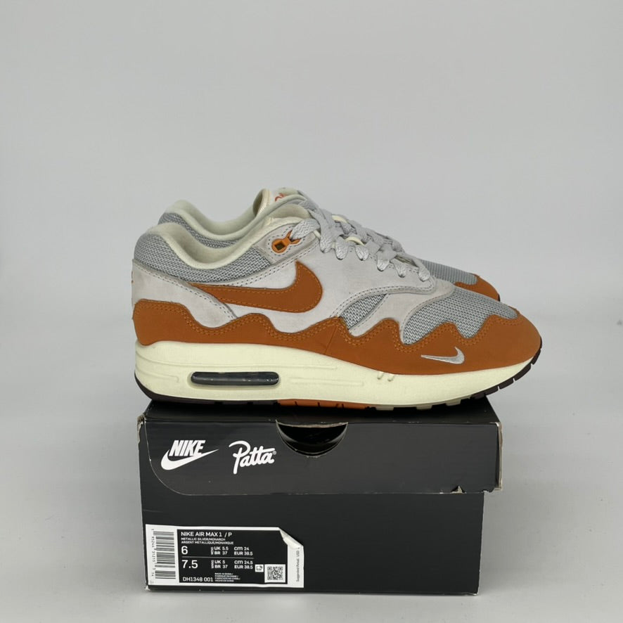 NIKE AIR MAX 1 PATTA WAVES MONARCH SIZE 6/7.5W DH1348-001