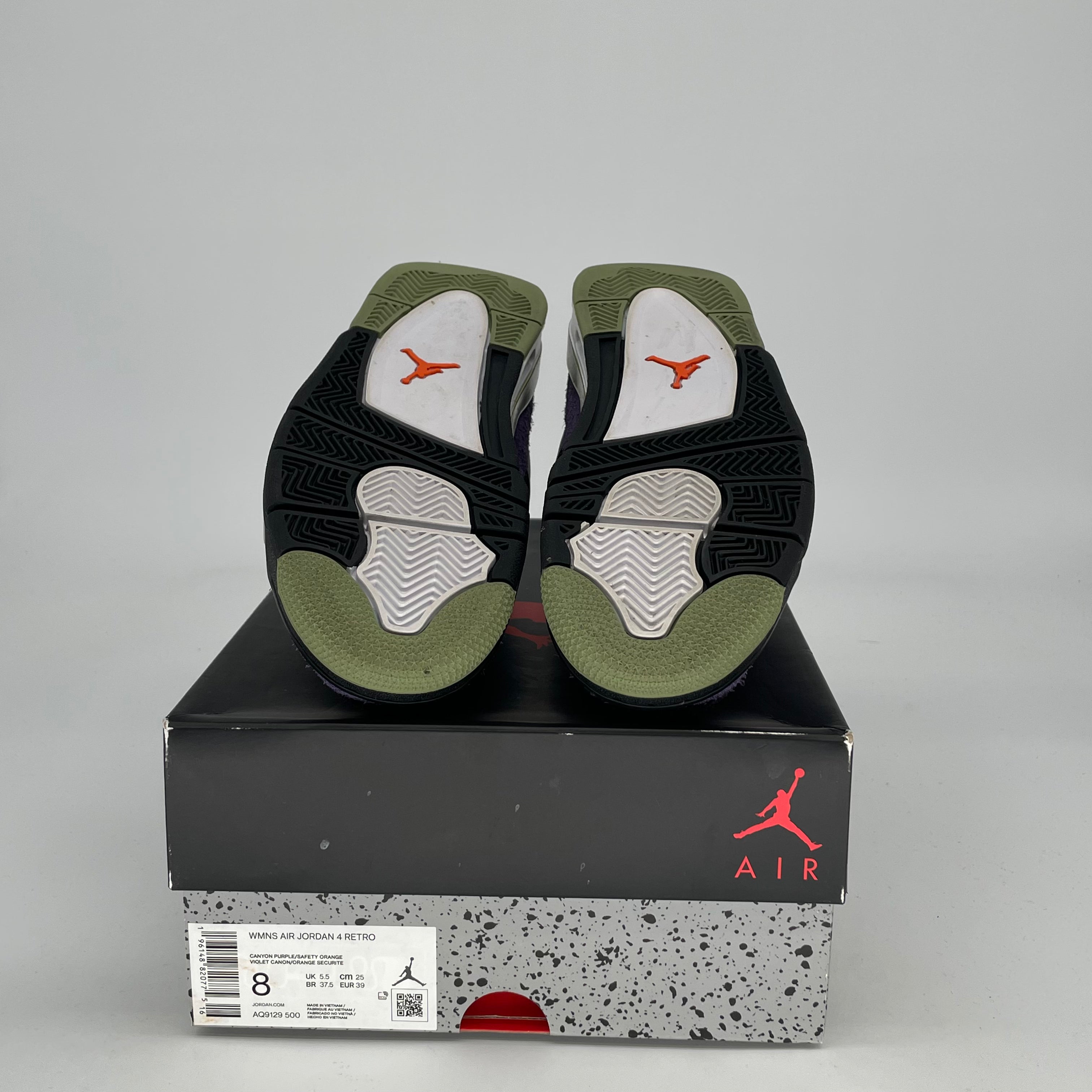 AIR JORDAN 4 CANYON PURPLE W SIZE 6.5/8W AQ9129-500