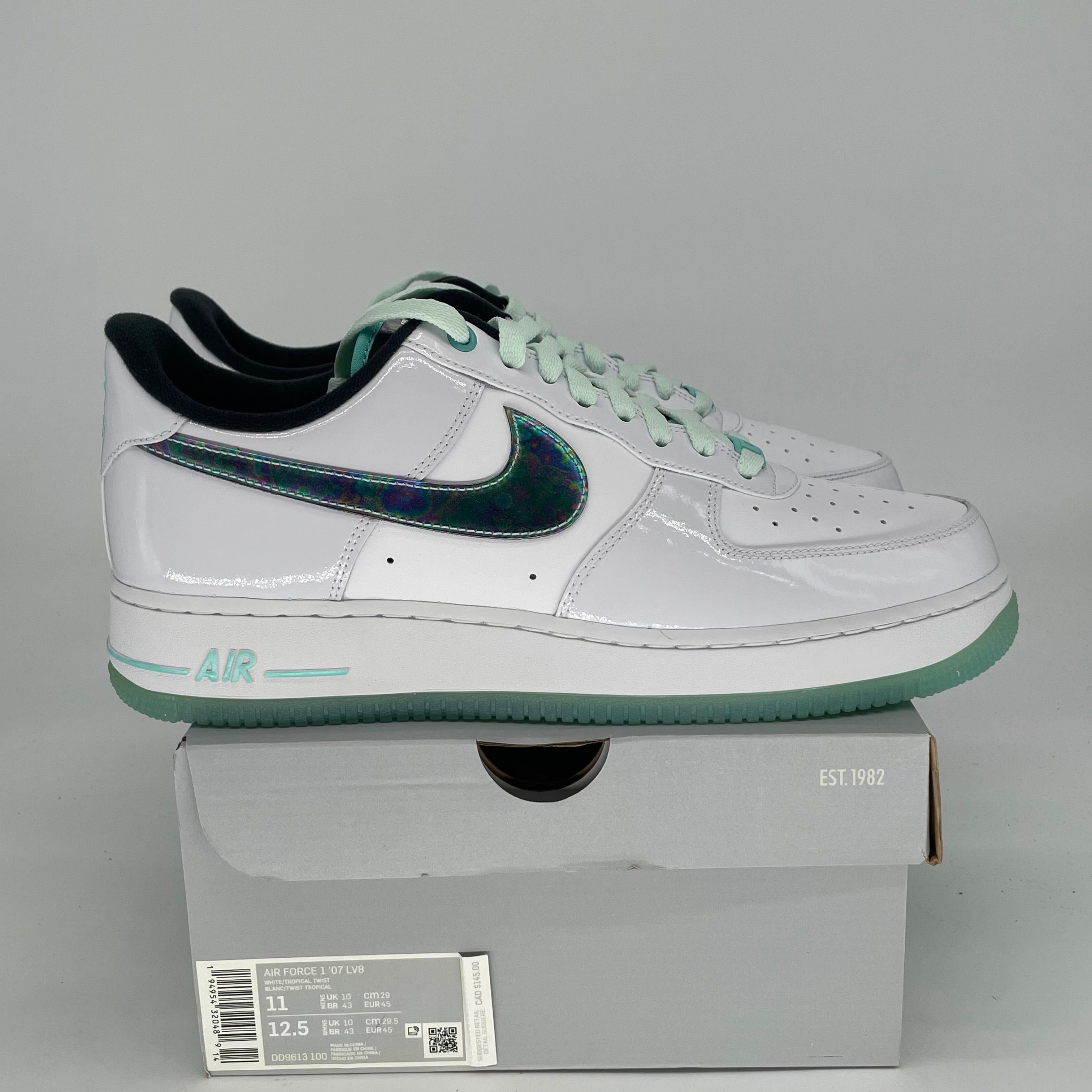 NIKE AIR FORCE 1 LOW TROPICAL TWIST DD9613-100 SIZE 11/12.5W