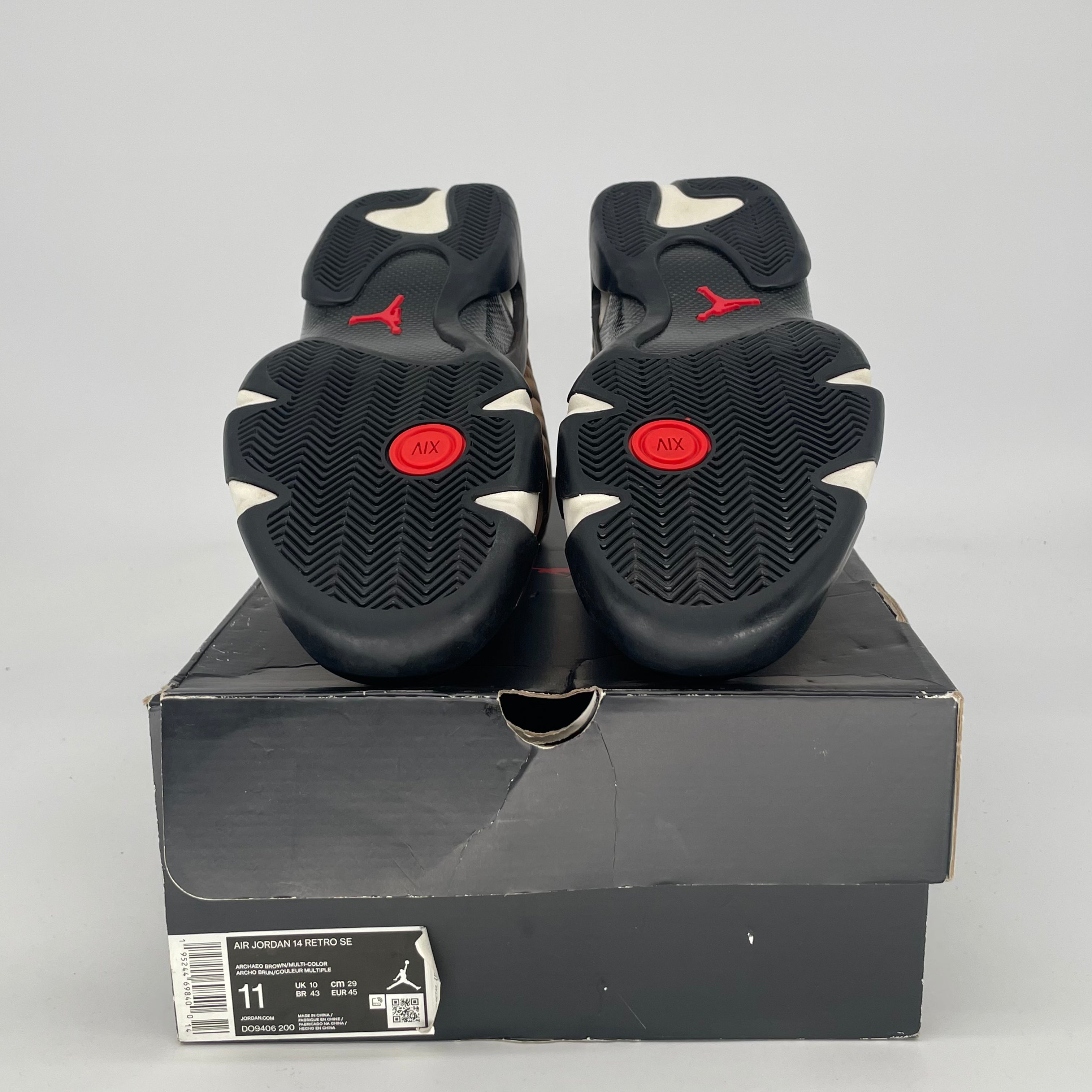 AIR JORDAN 14 WINTERIZED ARCHAEO BROWN DO9406-200 SIZE 11/12.5W