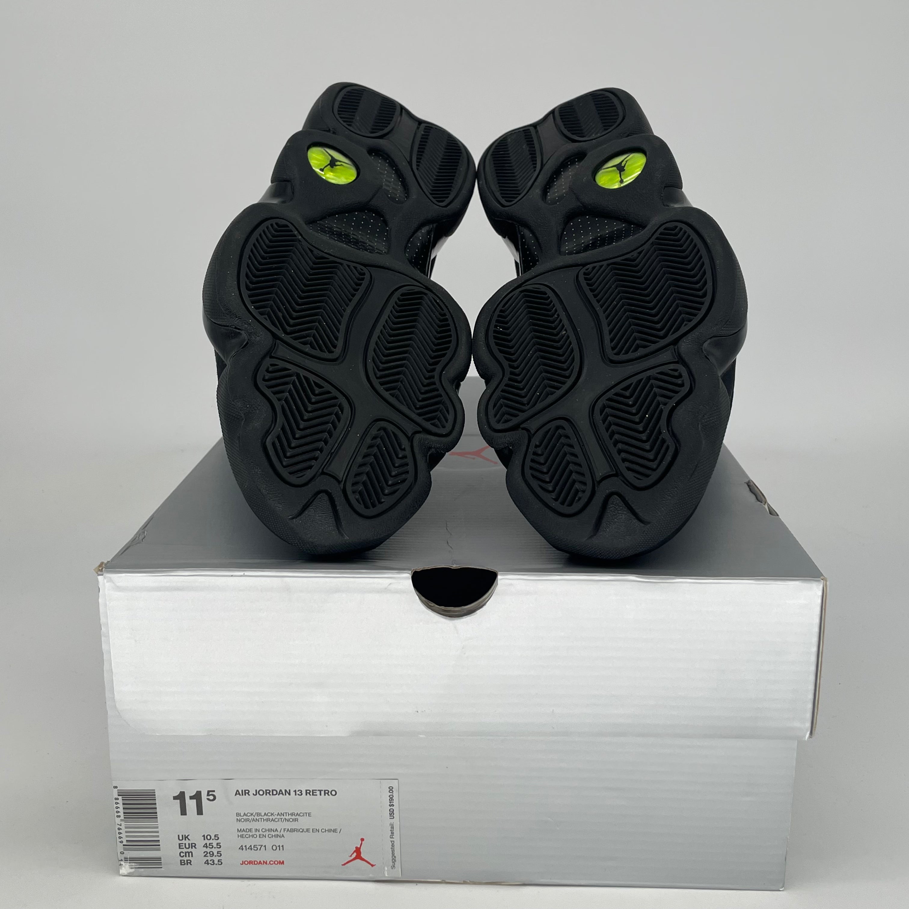 AIR JORDAN 13 BLACK CAT 414571-011 SIZE 11.5/13W