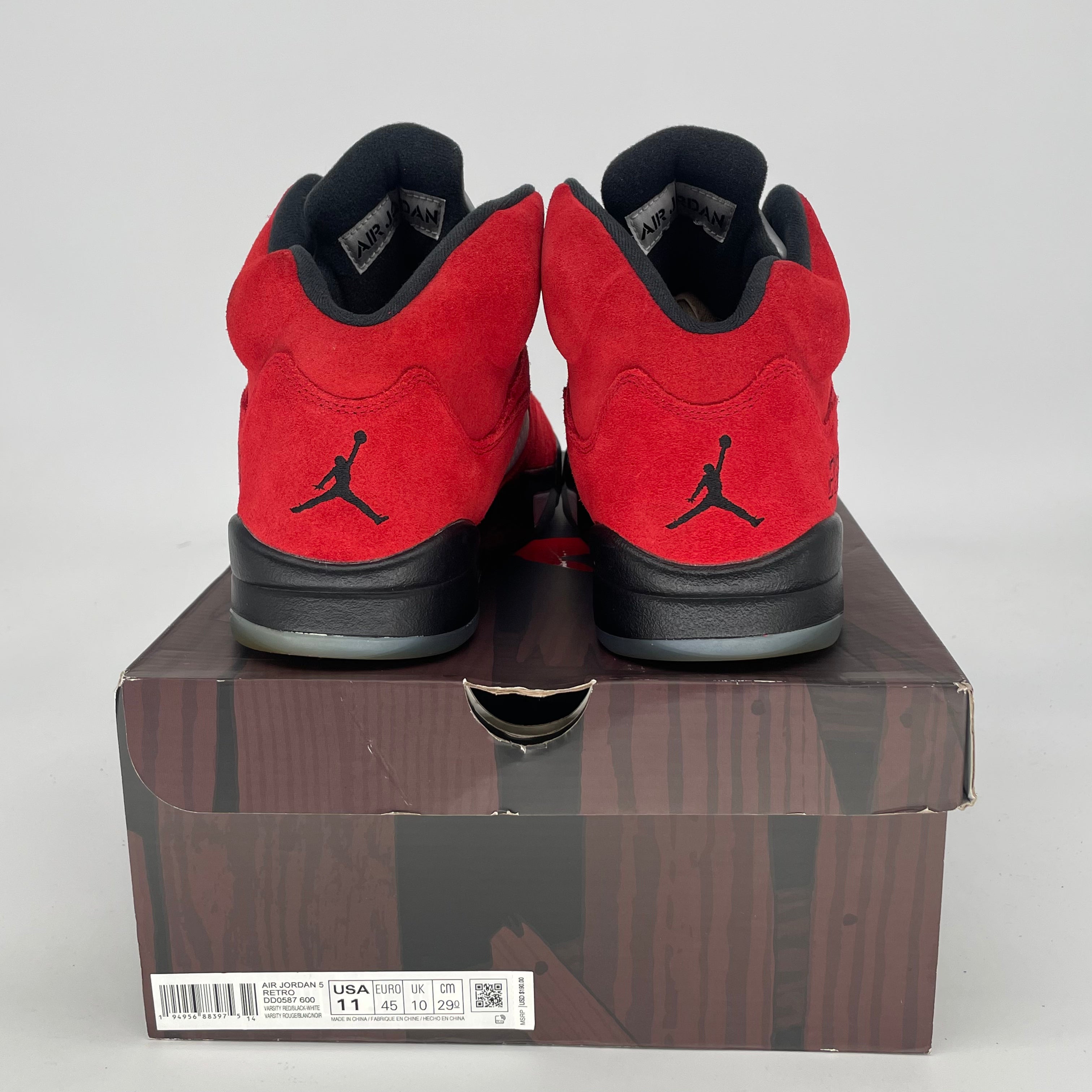AIR JORDAN 5 RAGING BULL DD0587-600 SIZE 11/12.5W