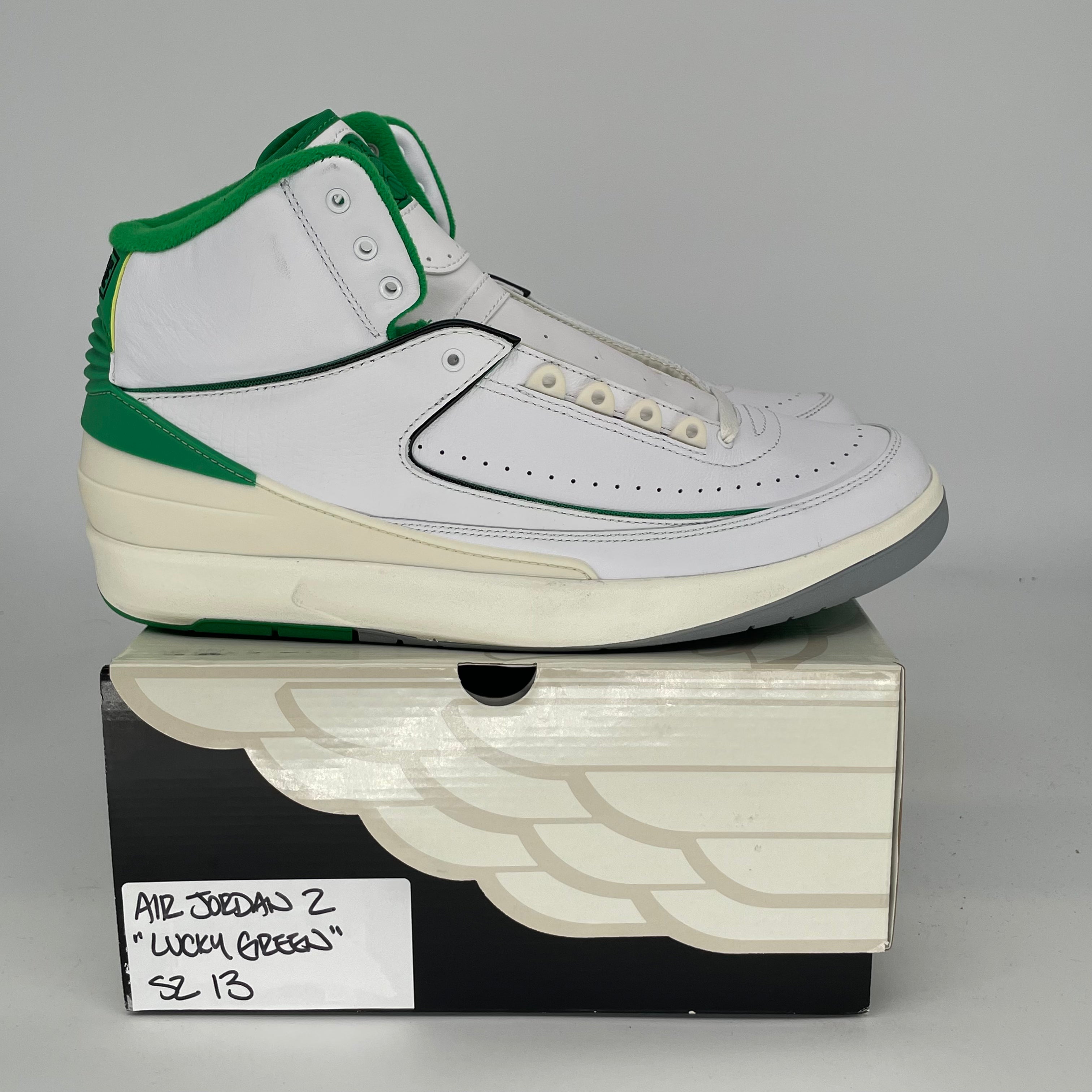 AIR JORDAN 2 LUCKY GREEN SIZE 13 DR8884-103