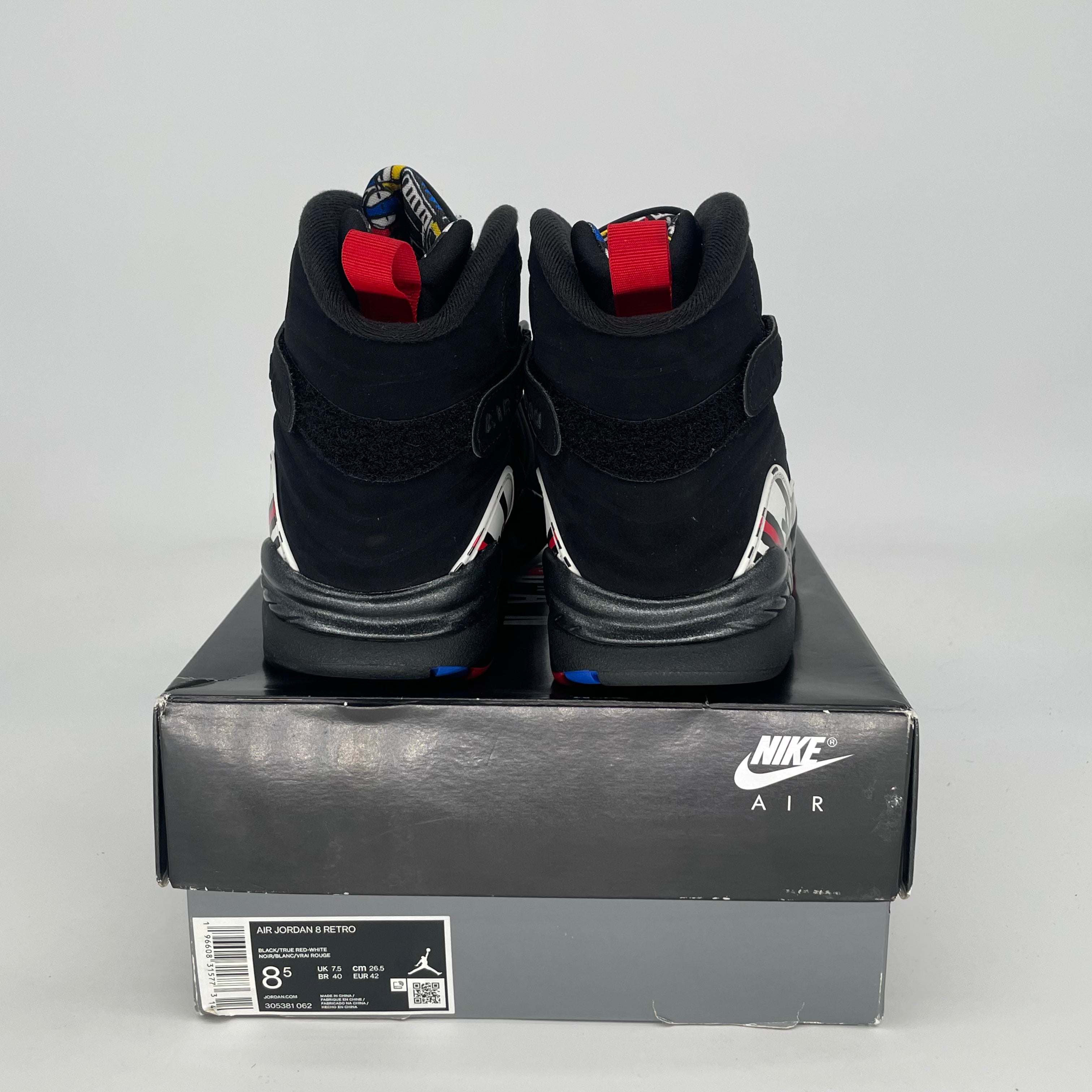 AIR JORDAN 8 PLAYOFFS 305381-062 SIZE 8.5/10W