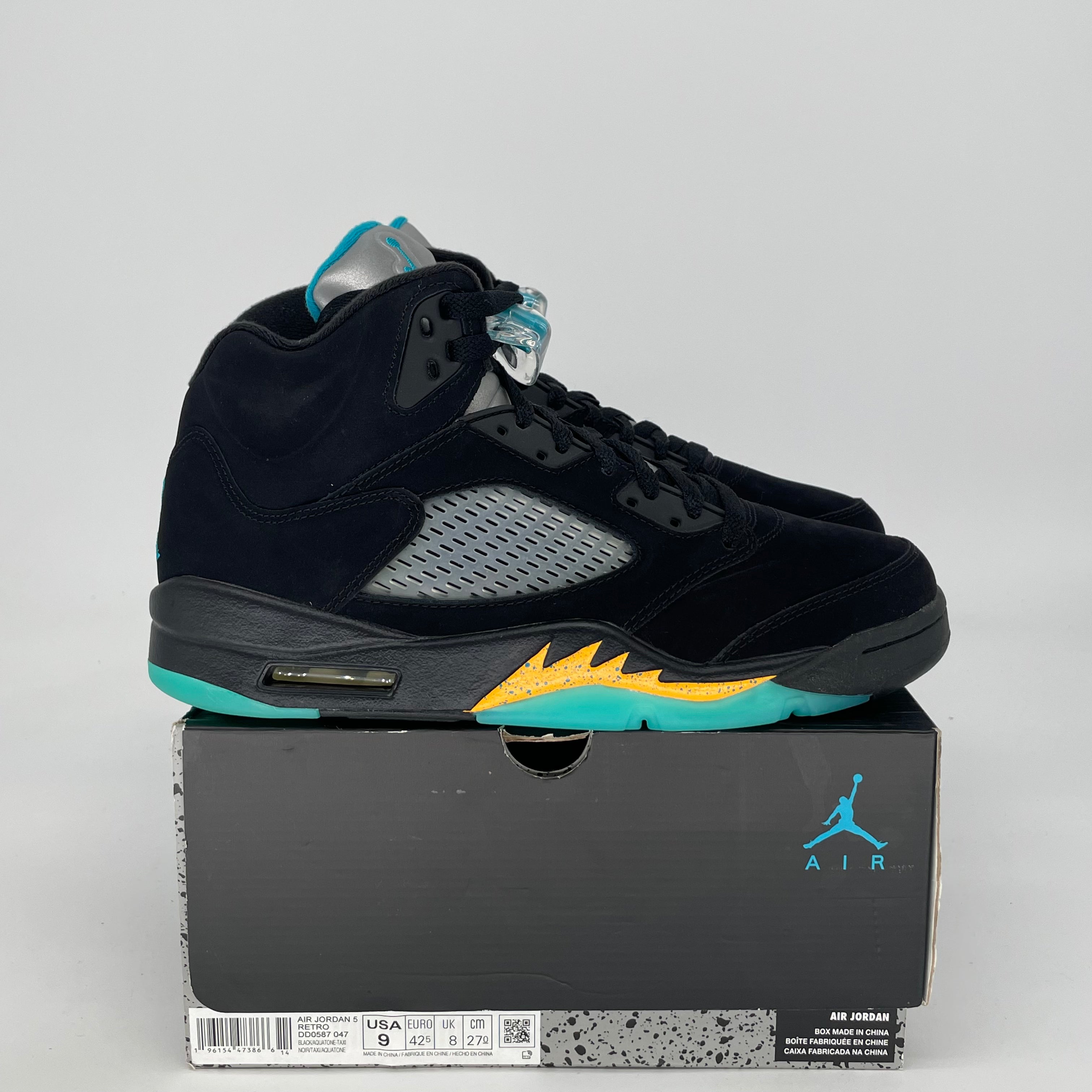 AIR JORDAN 5 AQUA DD0587-047 SIZE 9/10.5W