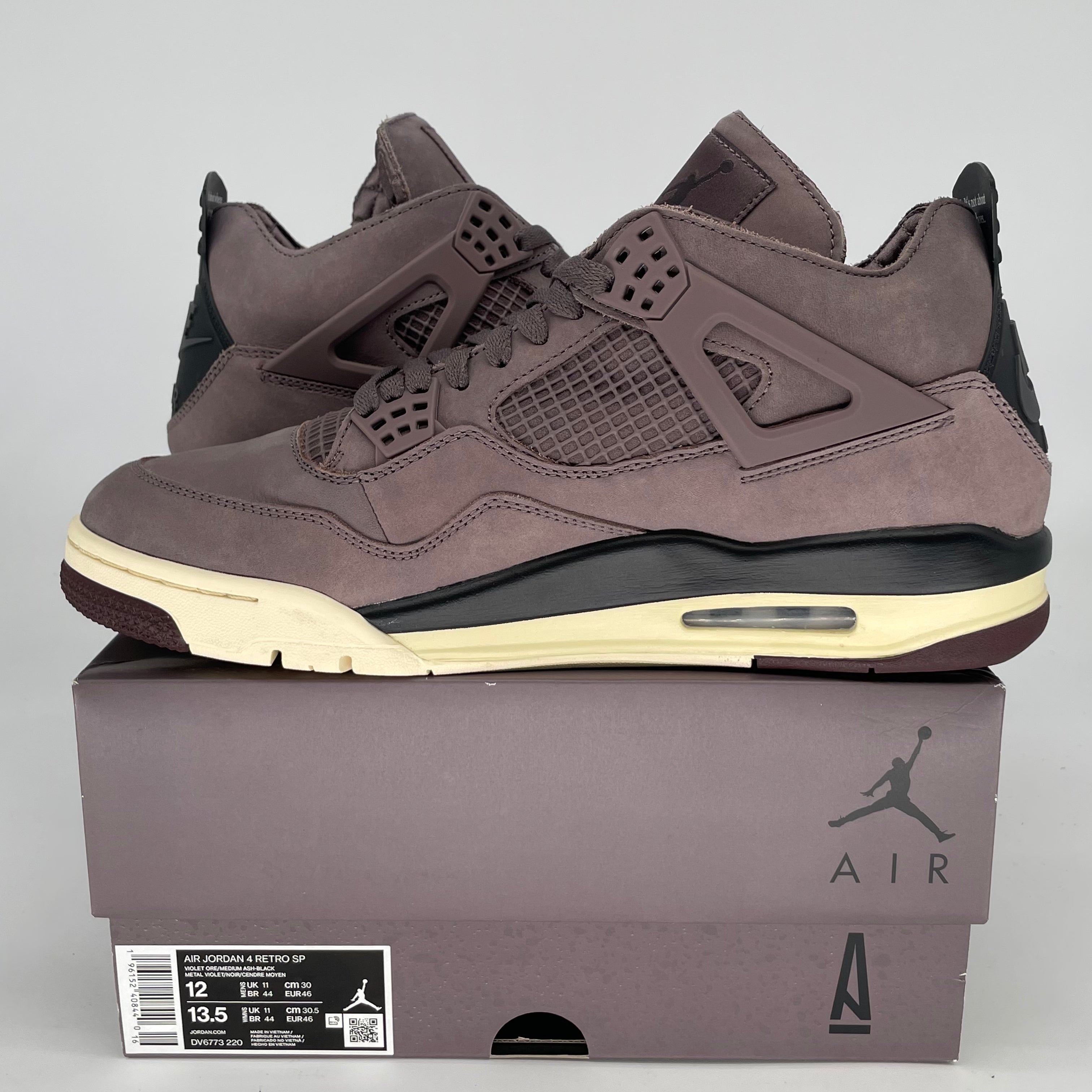 AIR JORDAN 4 A MA MANIERE VIOLET ORE DV6773-220 SIZE 12/13.5W