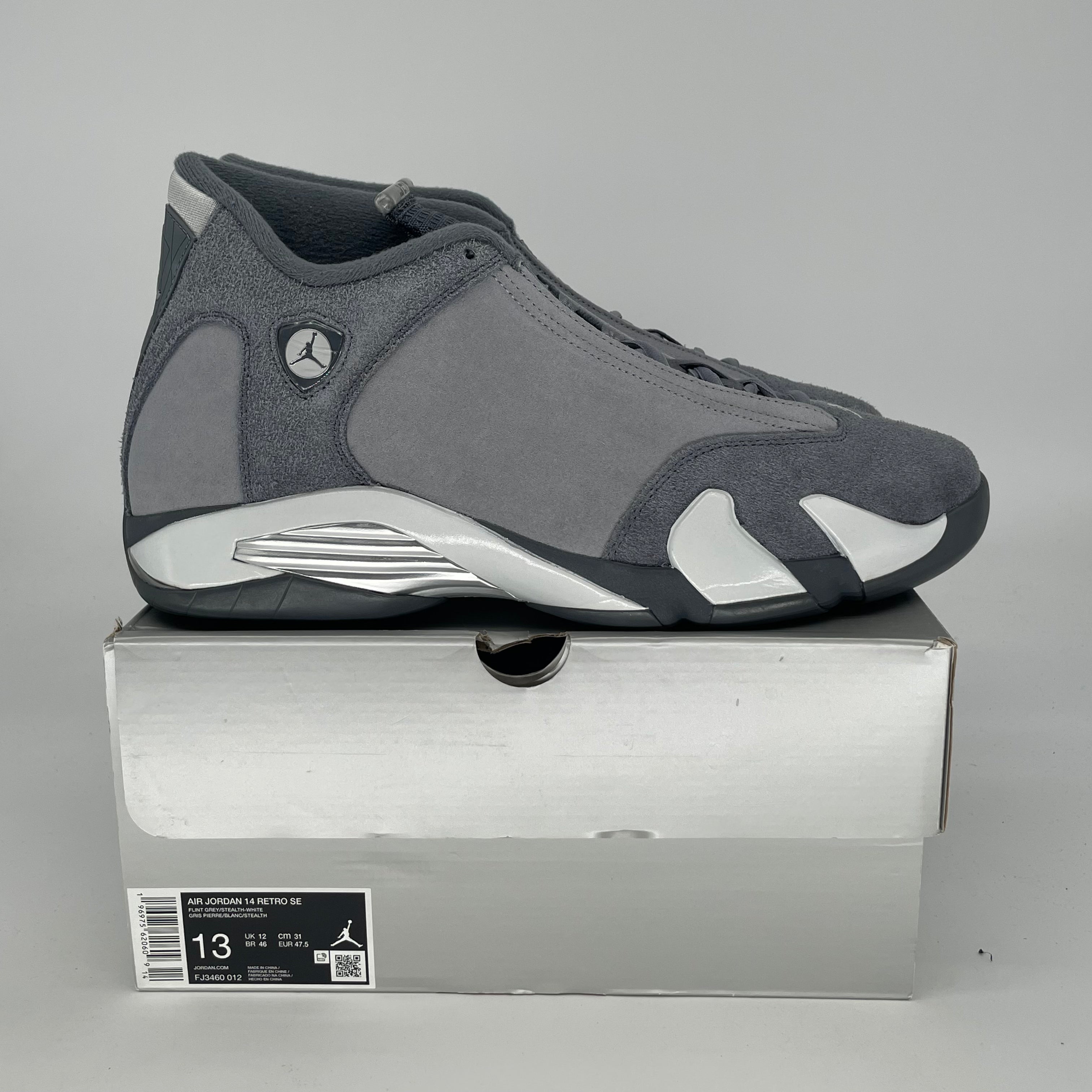 AIR JORDAN 14 FLINT GREY FJ3460-012 SIZE 13/14.5W