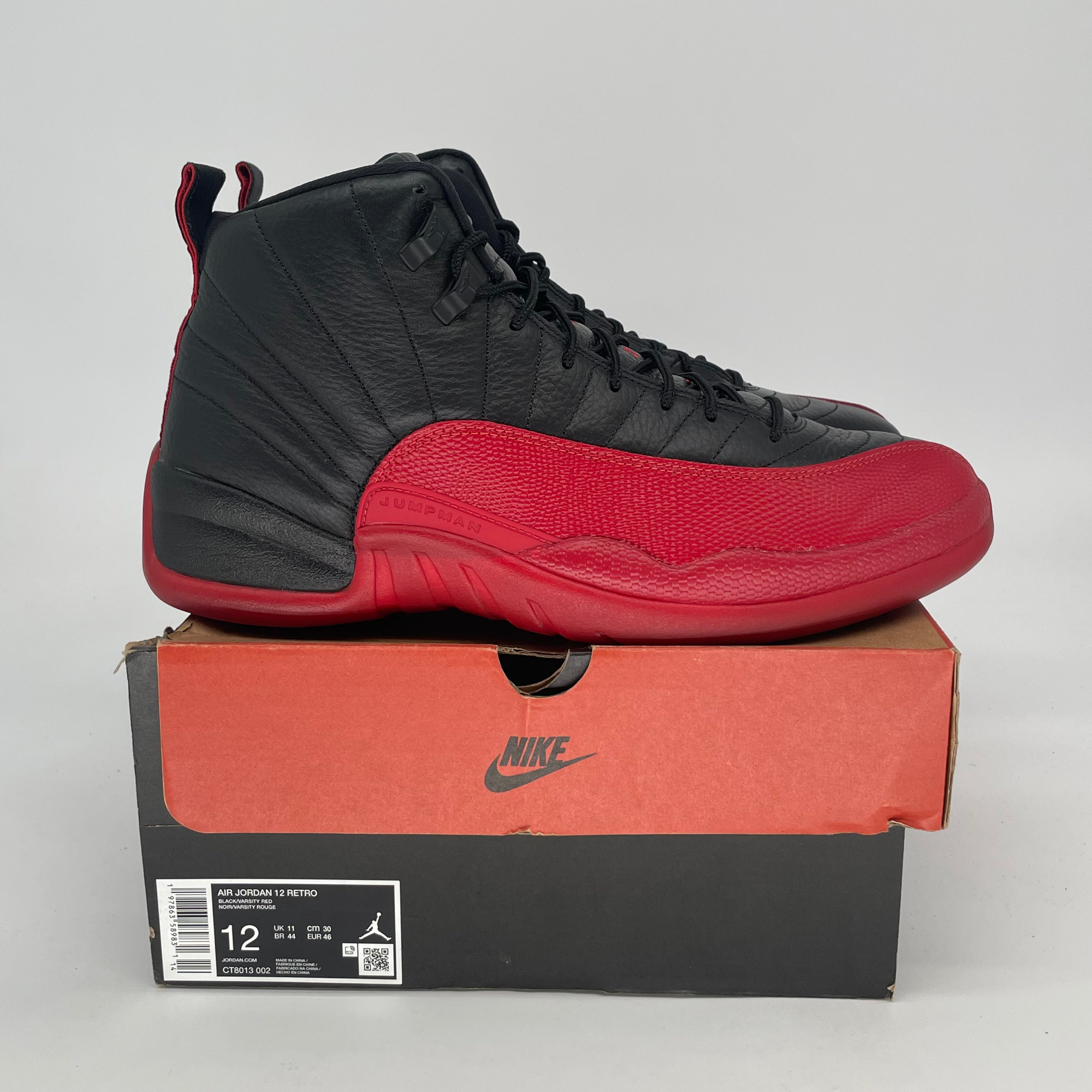 AIR JORDAN 12 FLU GAME CT8013-002 SIZE 12/13.5W
