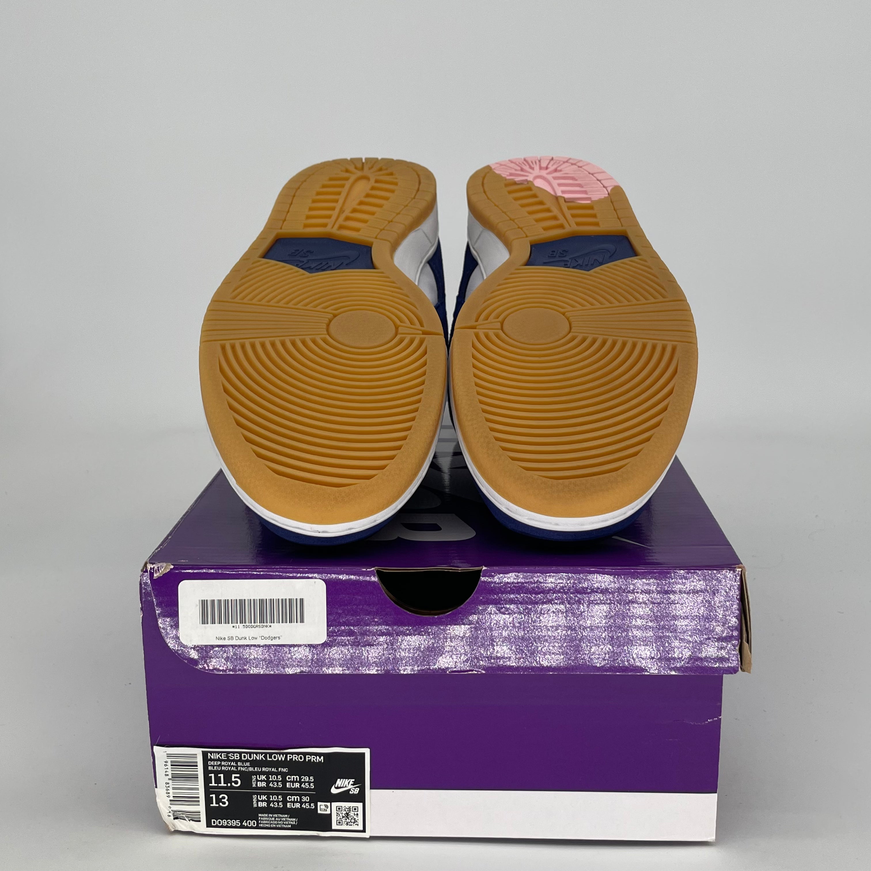 NIKE SB DUNK LOW LOS ANGELES DODGERS DO9395-400 SIZE 11.5/13W