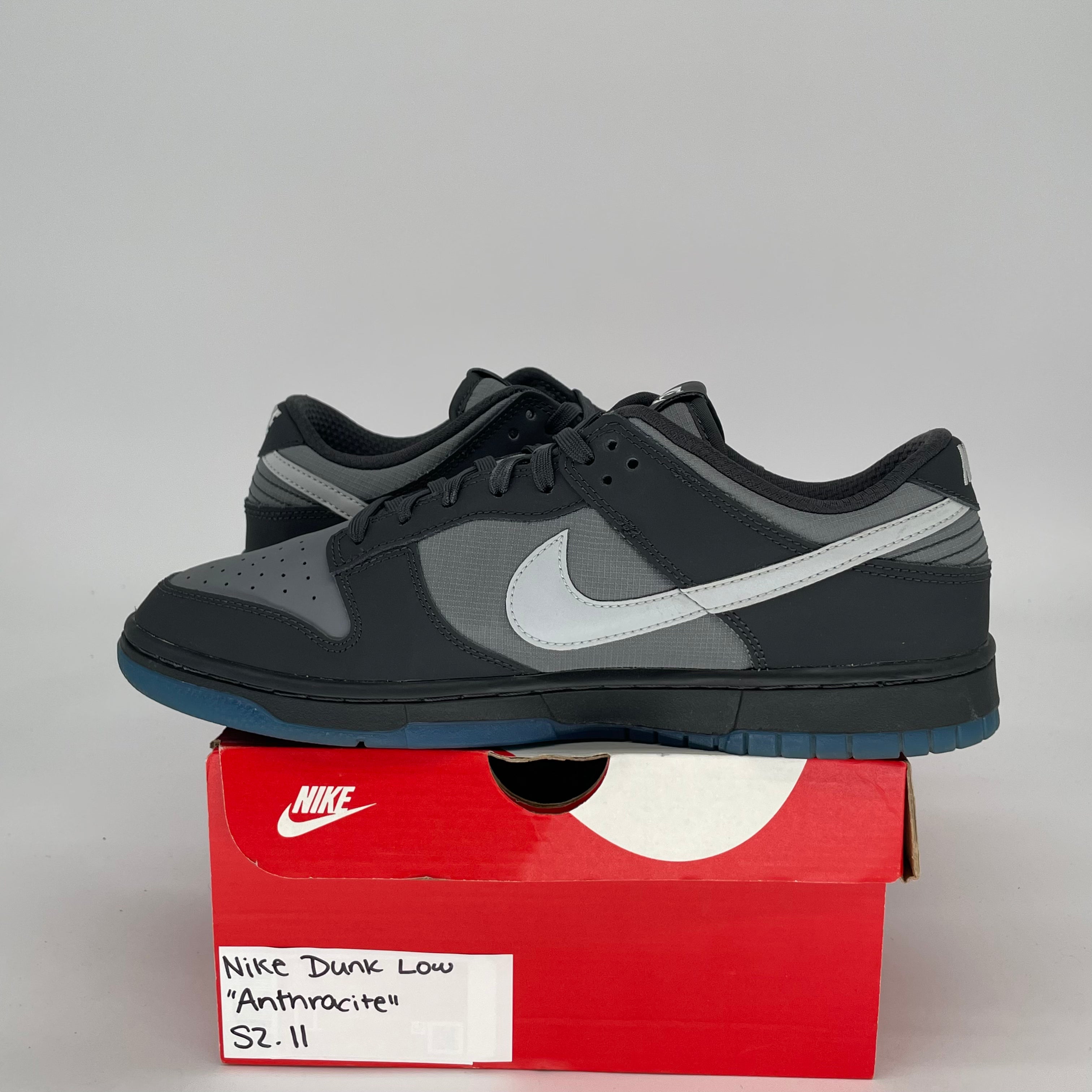 NIKE DUNK LOW ANTHRACITE FV0384-001 SIZE 11/12.5W