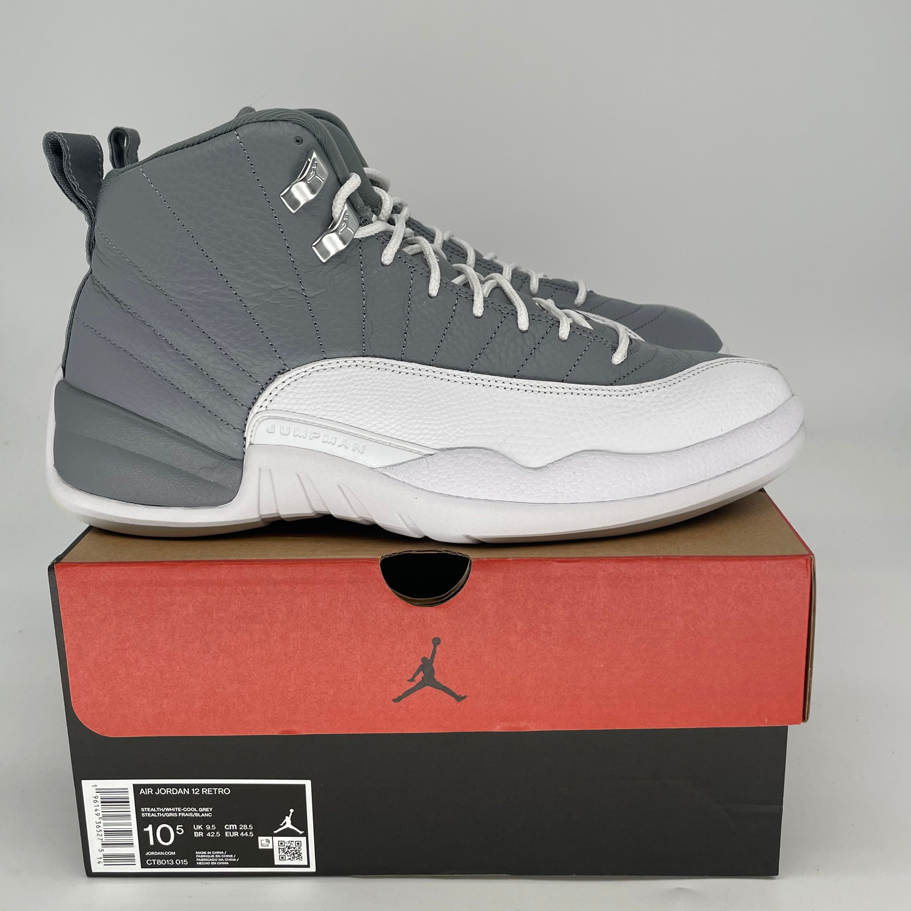 AIR JORDAN 12 STEALTH CT8013-015 SIZE 10.5/12W