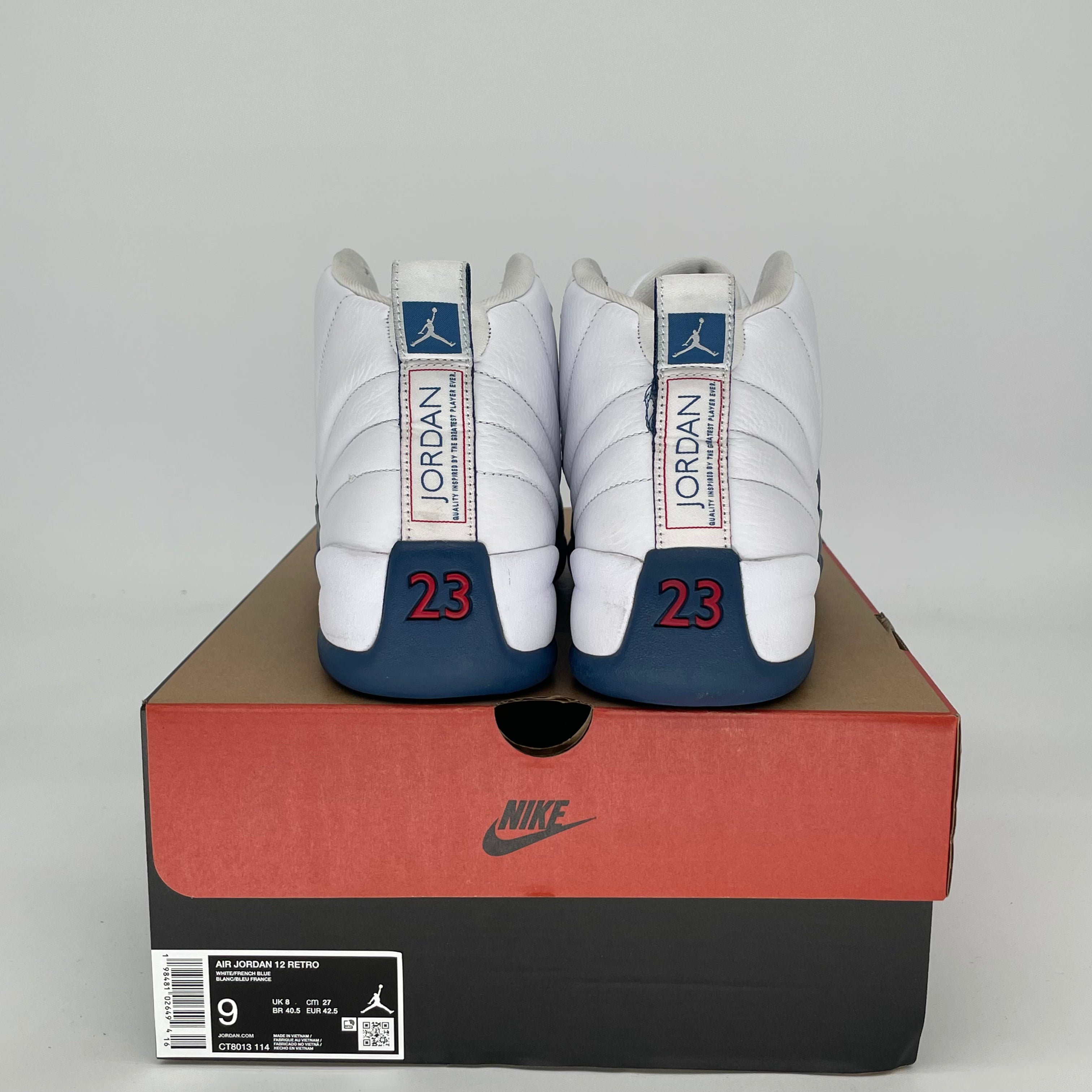 AIR JORDAN 12 FRENCH BLUE CT8013-114 SIZE 9/10.5W