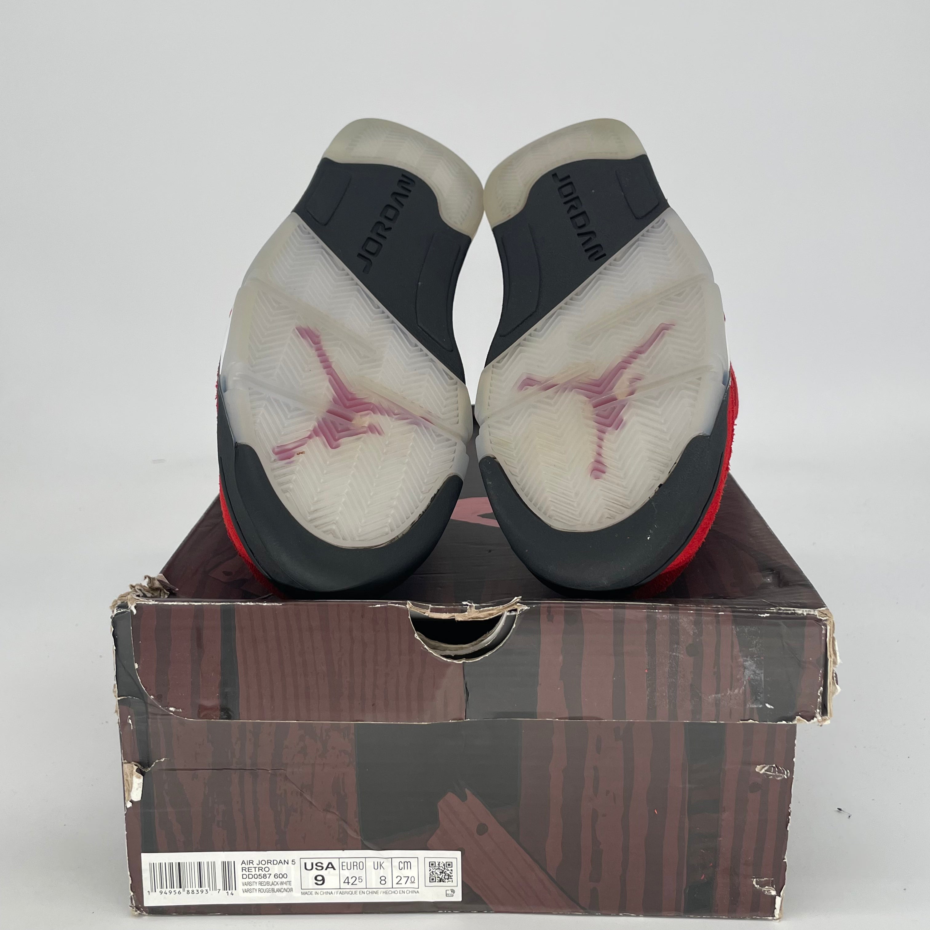 AIR JORDAN 5 RAGING BULL DD0587-600 SIZE 9/10.5W