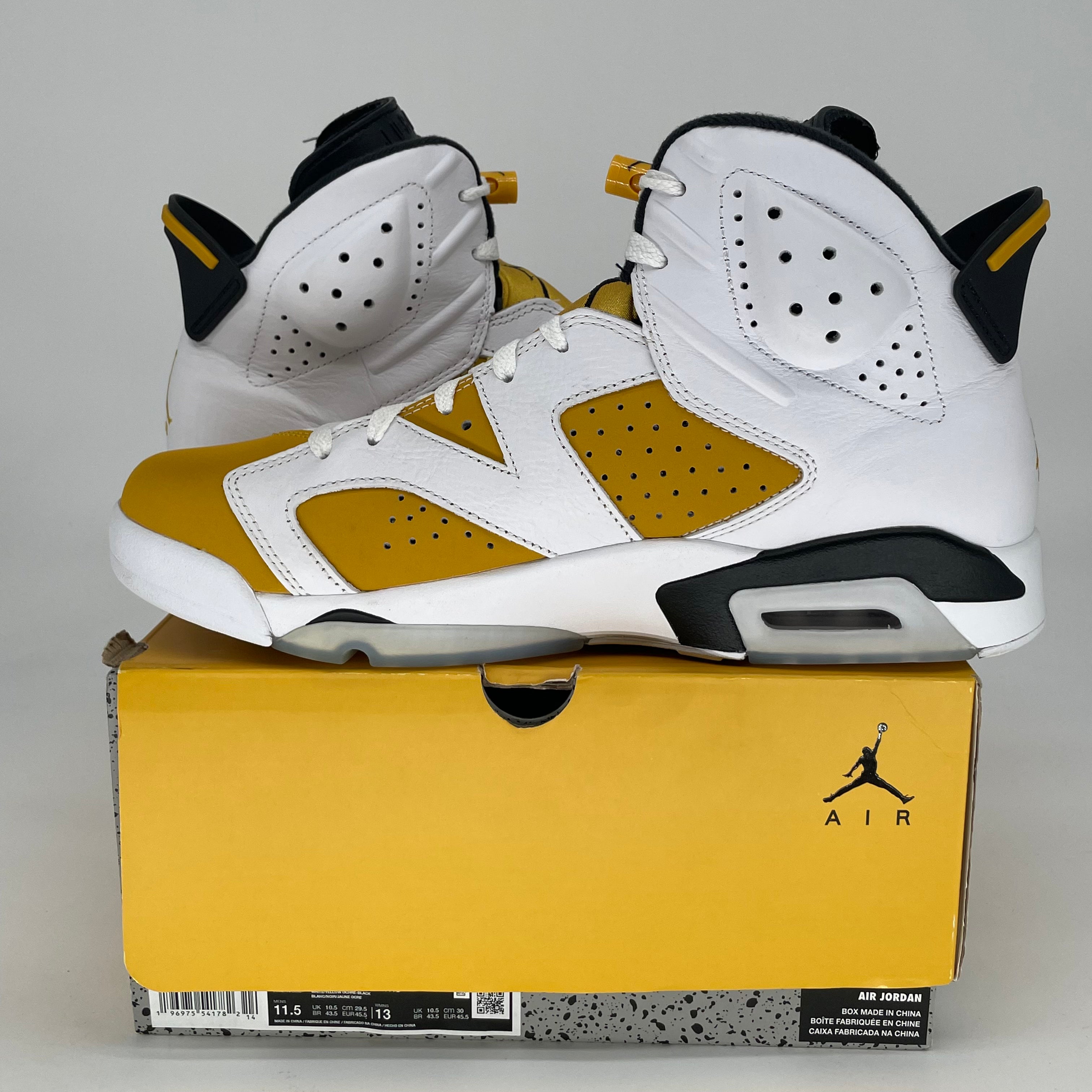 AIR JORDAN 6 YELLOW OCHRE CT8529-170 SIZE 11.5/13W