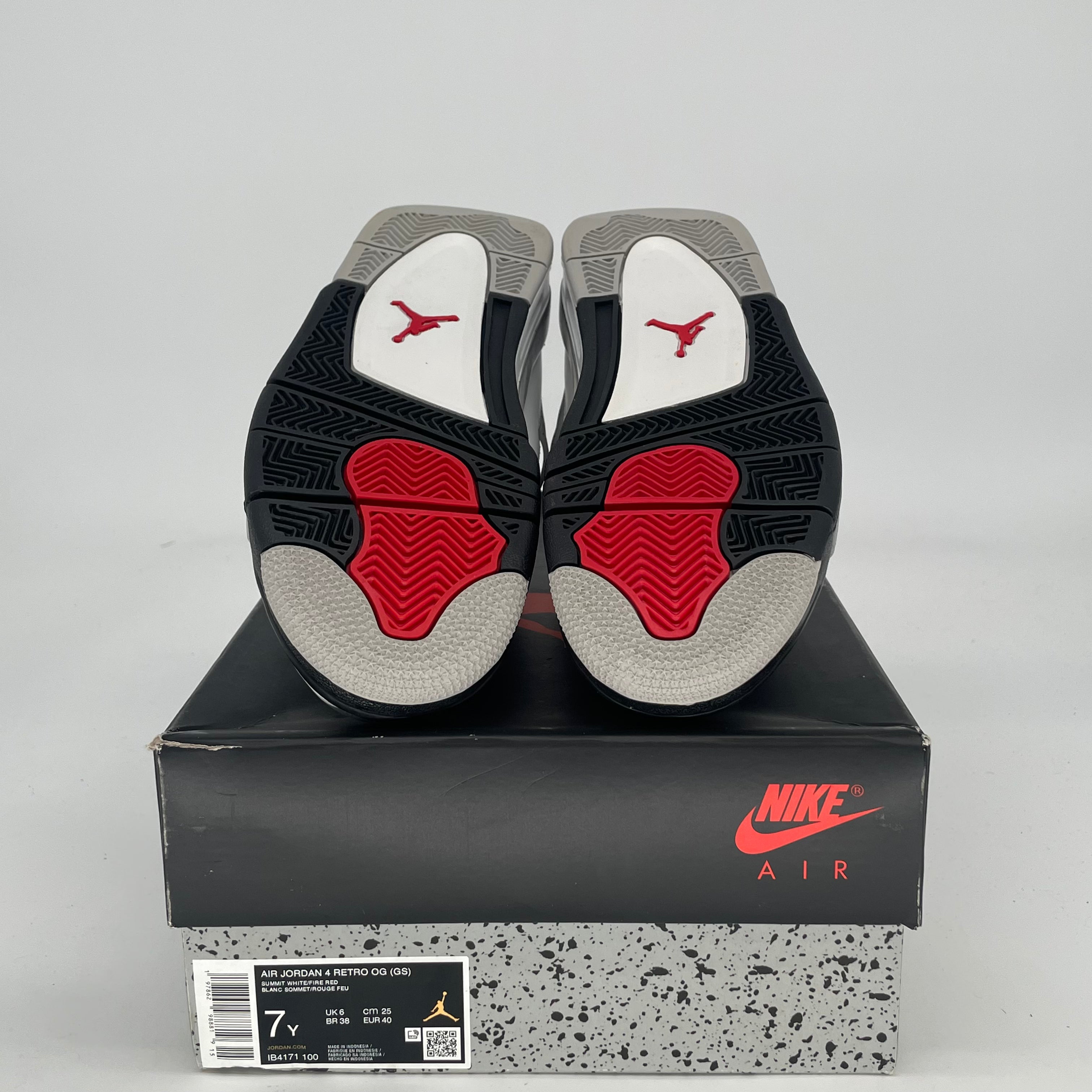 AIR JORDAN 4 WHITE CEMENT IB4171-100 SIZE 7/8.5W