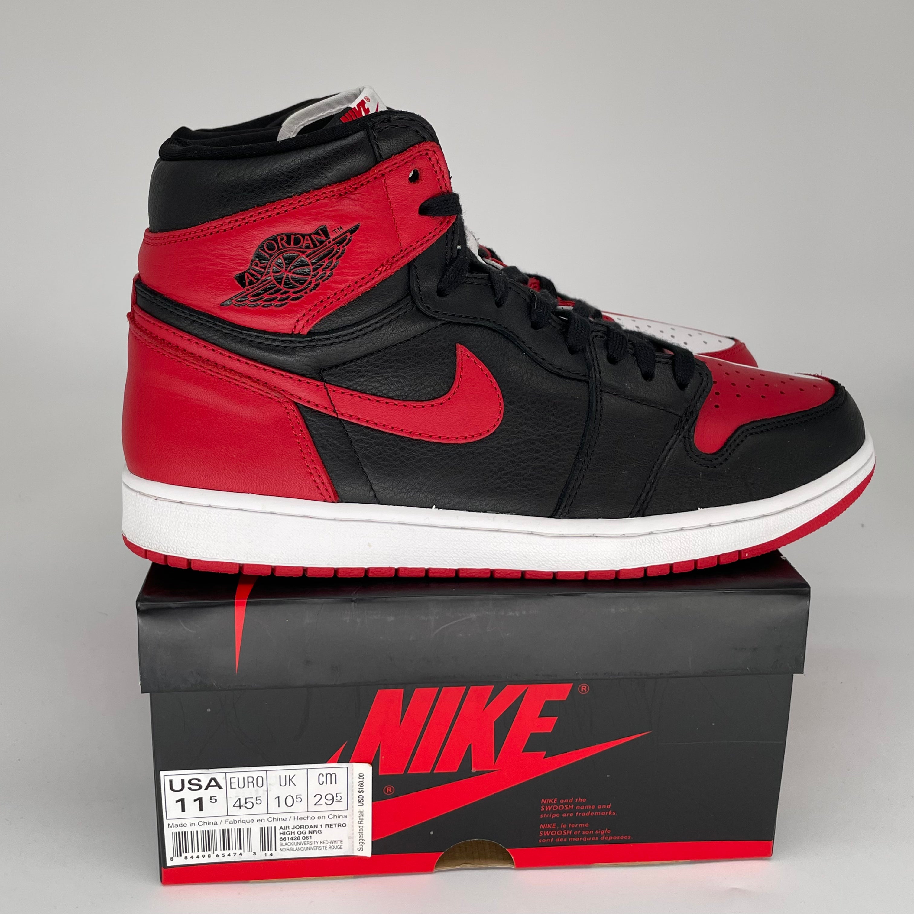 AIR JORDAN 1 HOMAGE TO HOME SIZE 11.5 861428-061