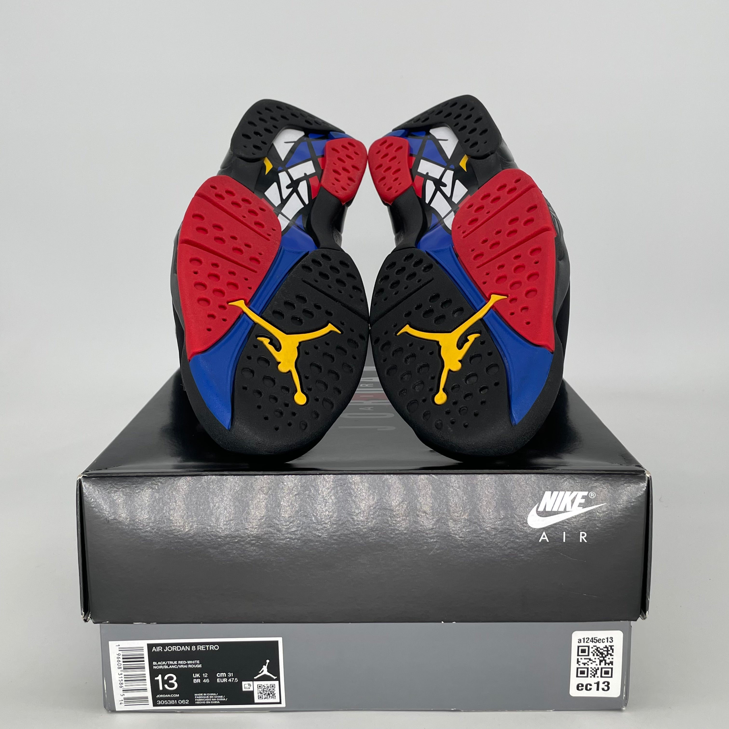 AIR JORDAN 8 PLAYOFFS 305381-062 SIZE 13/14.5W