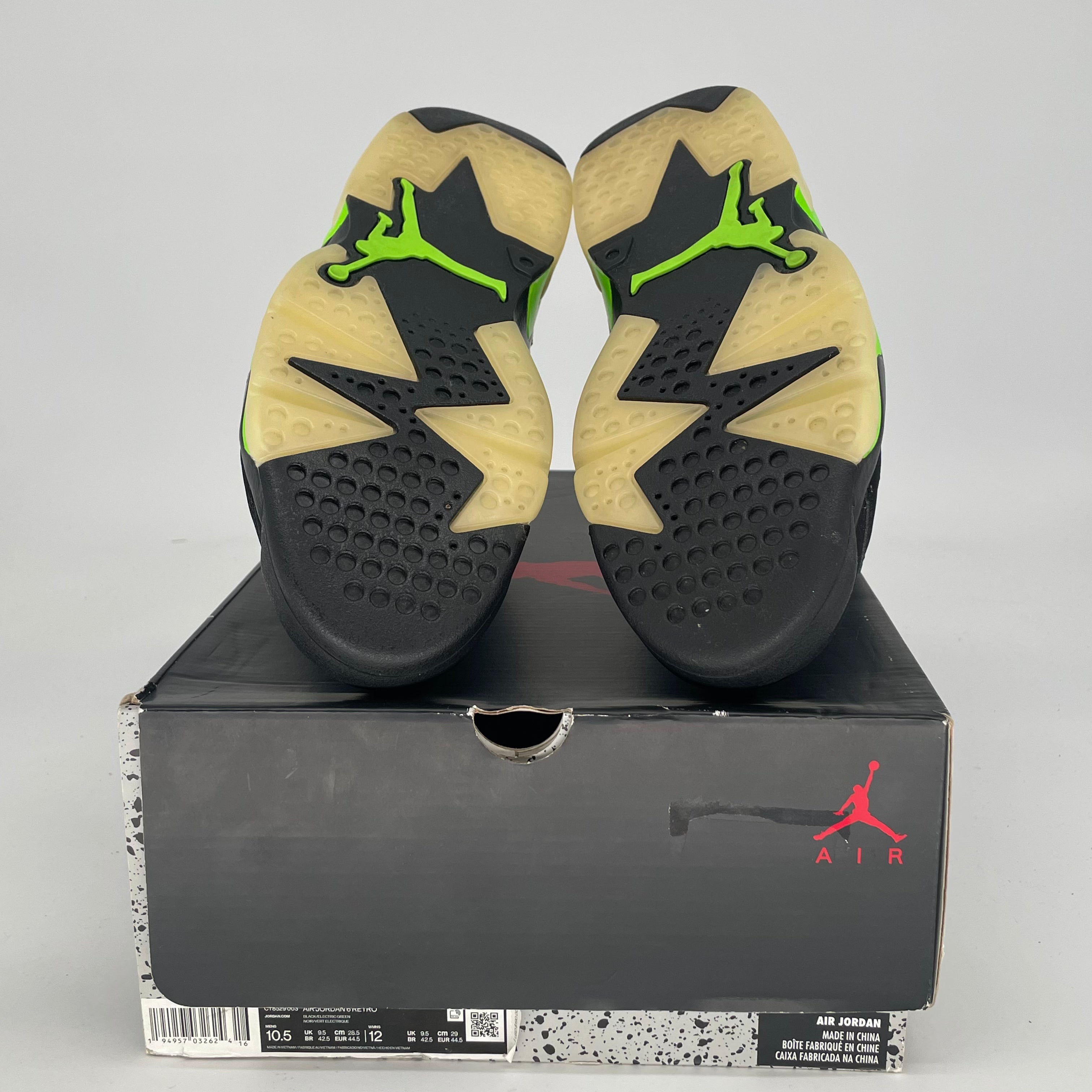 AIR JORDAN 6 ELECTRIC GREEN CT8529-003 SIZE 10.5/12W