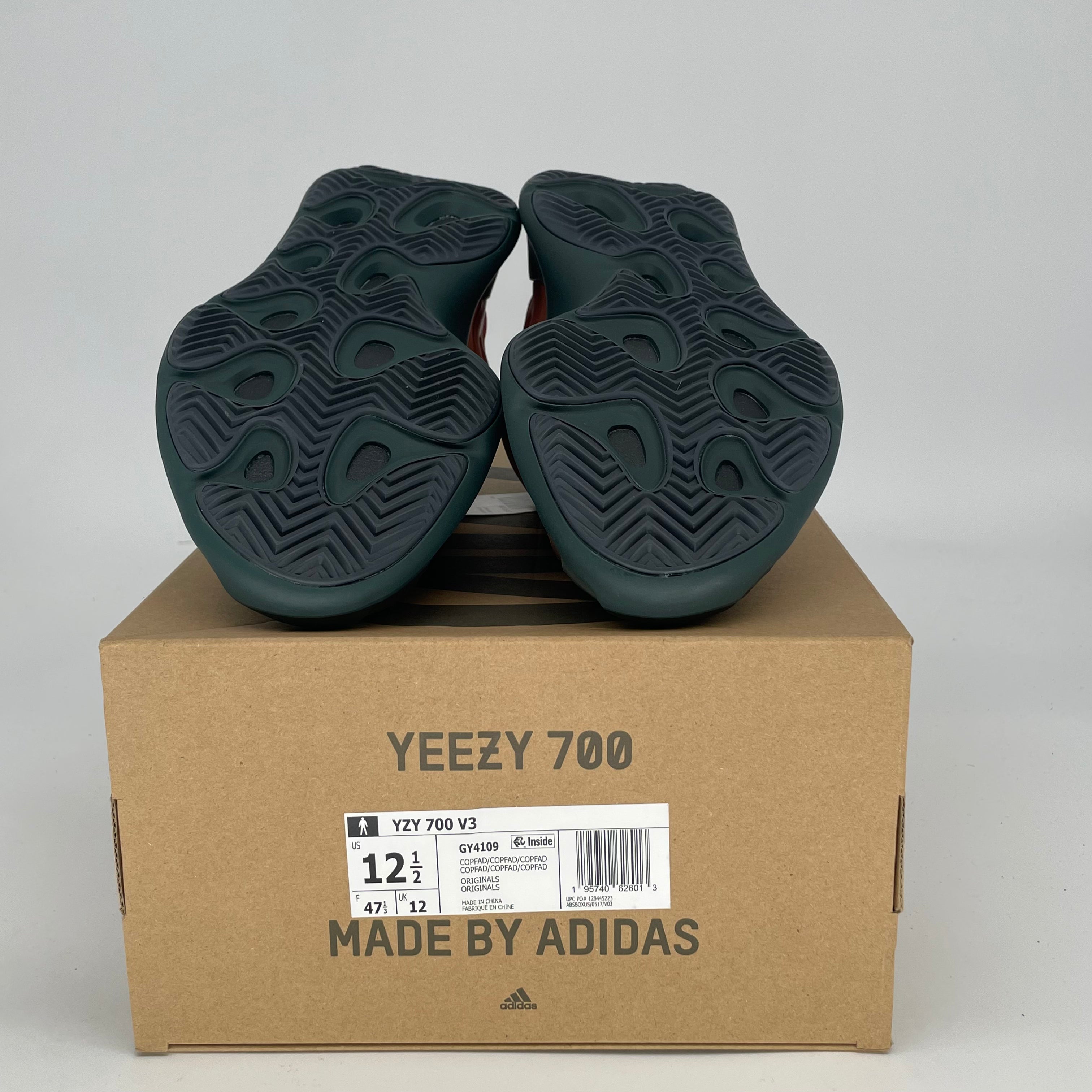 ADIDAS YEEZY 700 V3 COPPER FADE GY4109 SIZE 12.5/14W