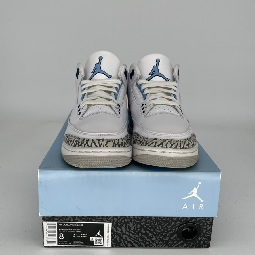 AIR JORDAN 3 UNC SIZE 8 CT8532-104