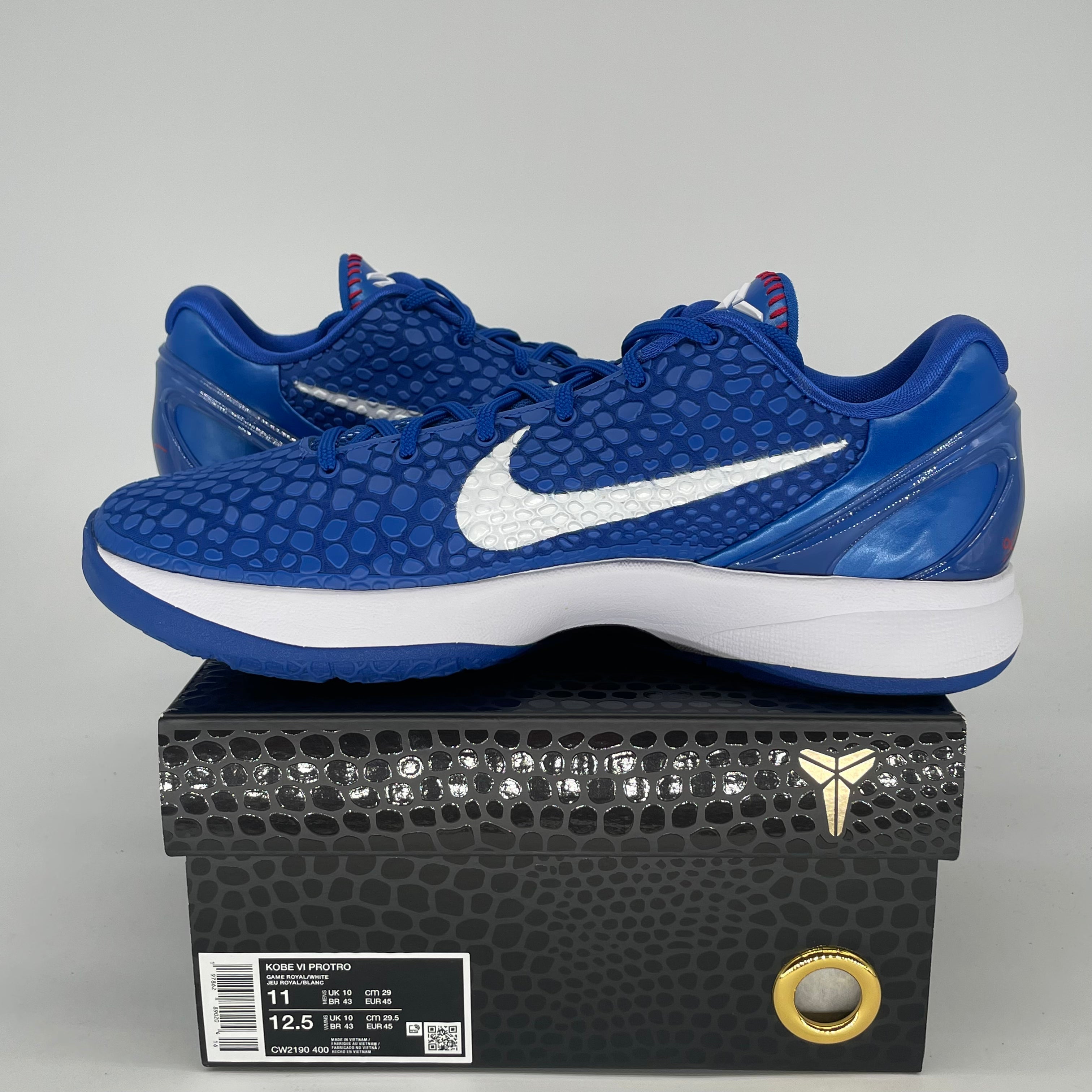 NIKE KOBE 6 PROTRO DODGERS CW2190-400 SIZE 11/12.5W