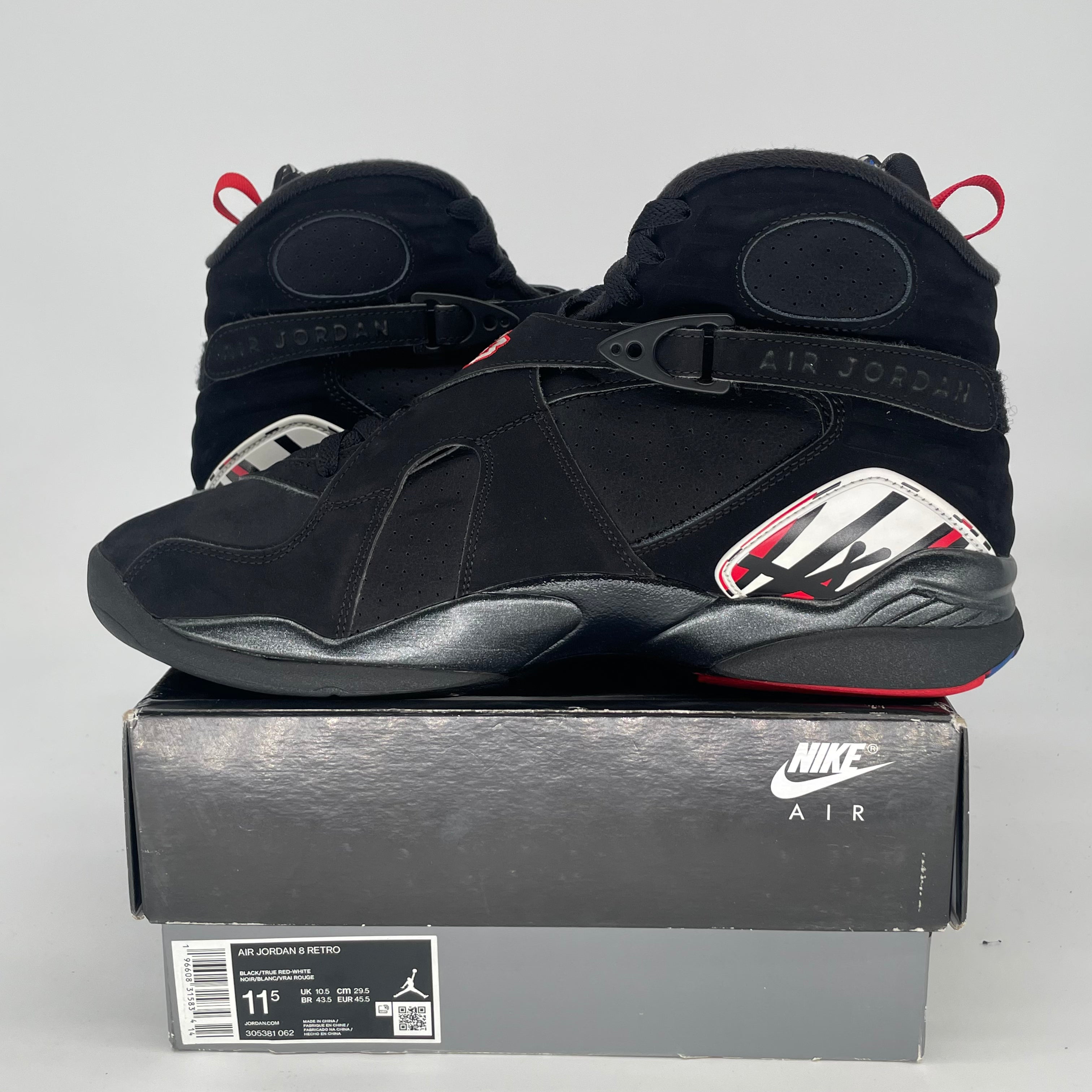 AIR JORDAN 8 PLAYOFFS 305381-062 SIZE 11.5/13W