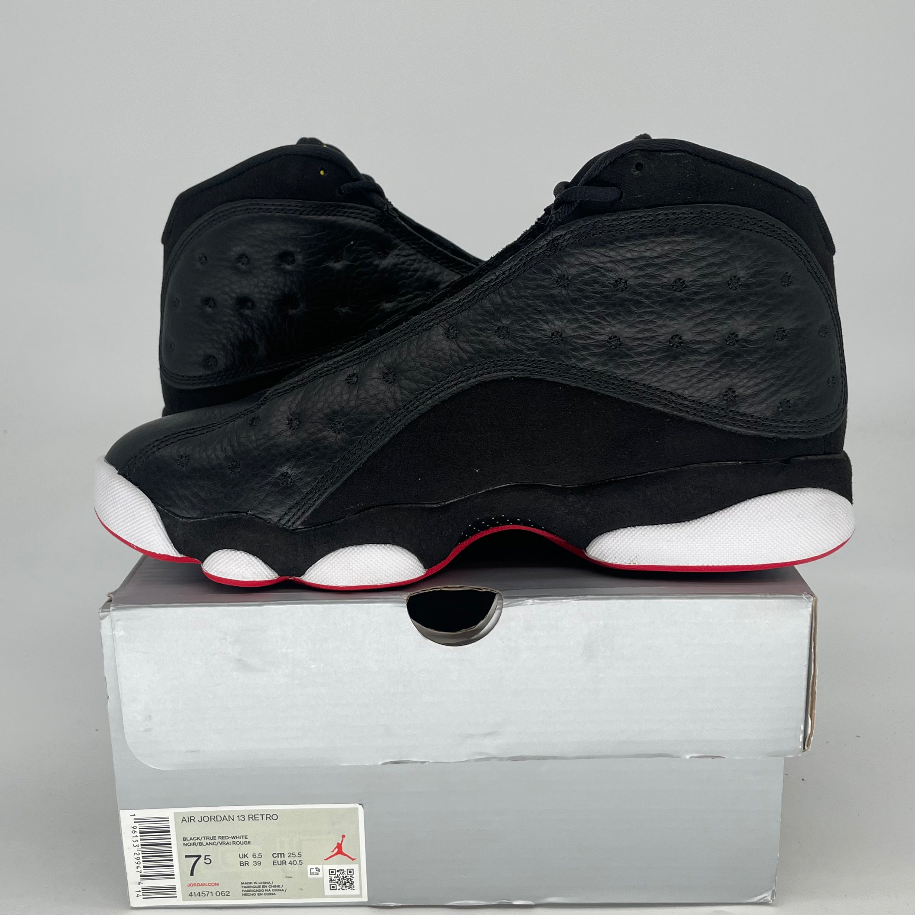 AIR JORDAN 13 PLAYOFFS SIZE 7.5/9W 414571-062