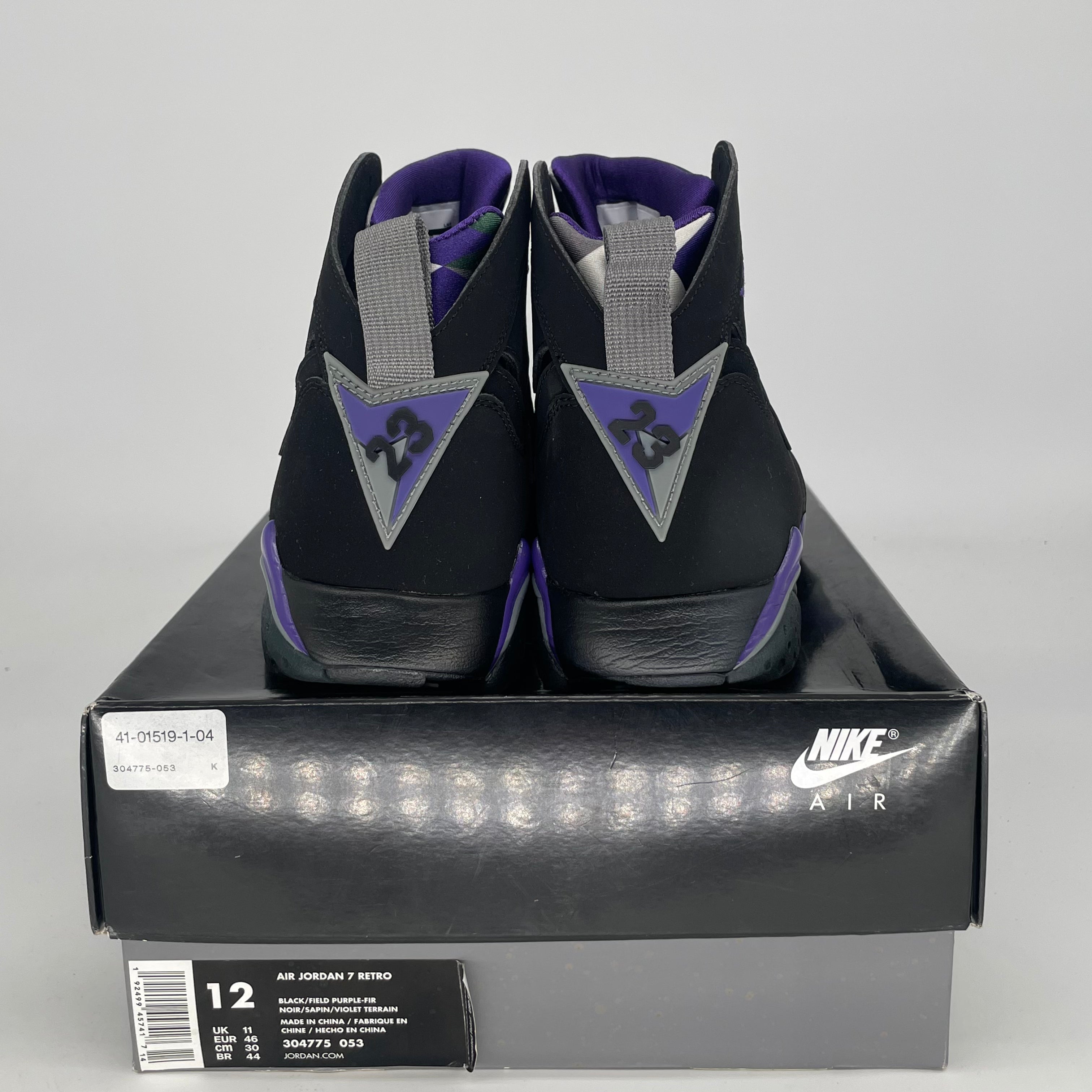 AIR JORDAN 7 RAY ALLEN BUCKS 304775-053 SIZE 12/13.5W