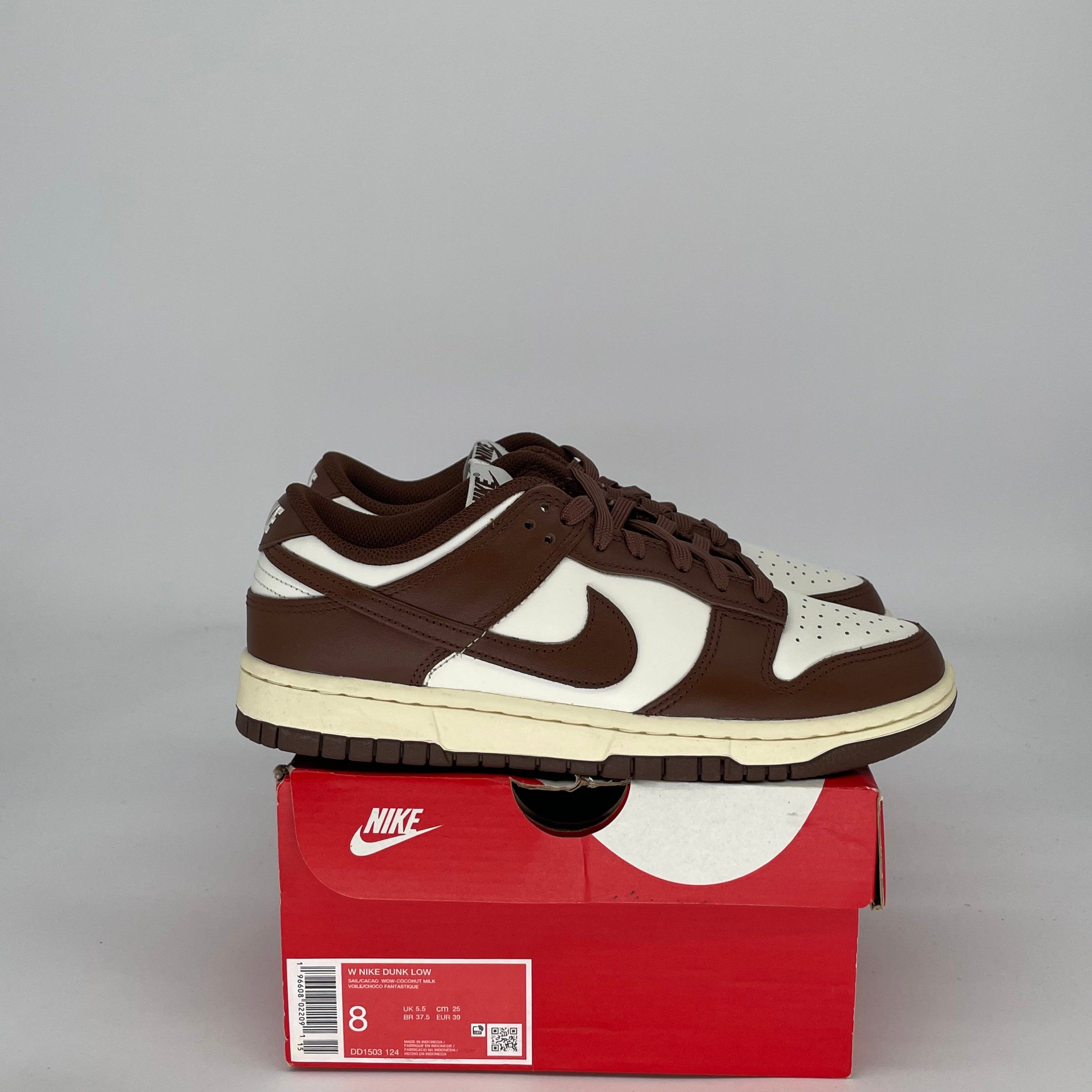 NIKE DUNK LOW CACAO WOW W DD1503-124 SIZE 6.5/8W