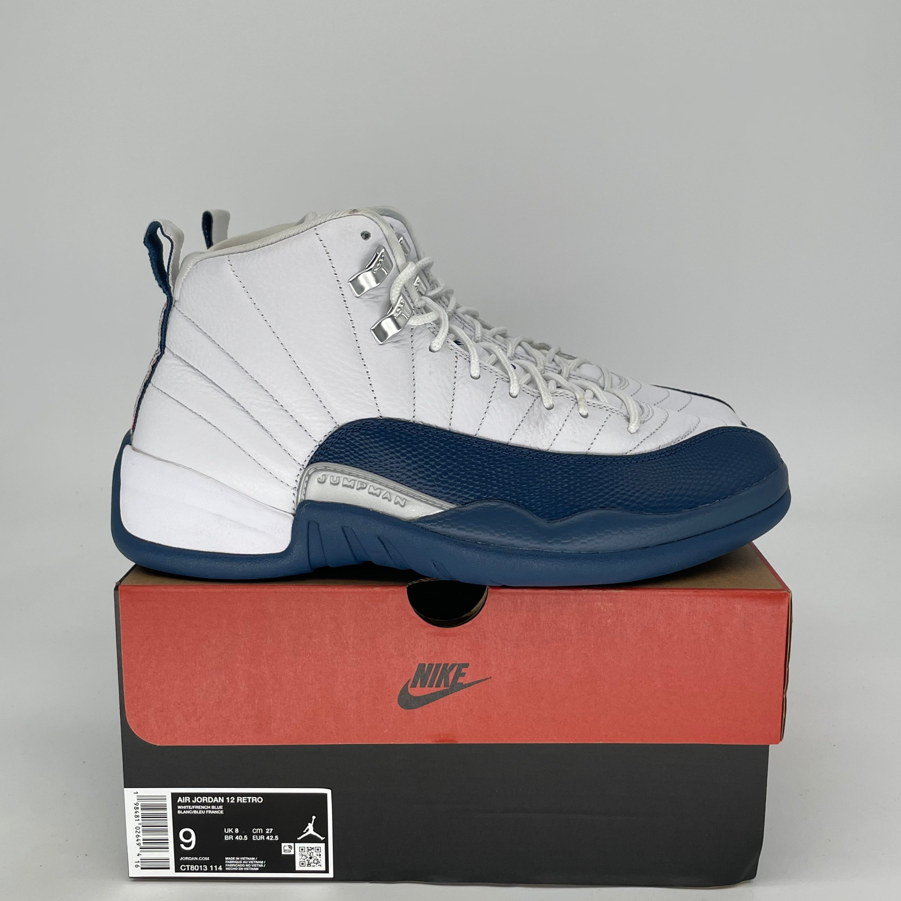 AIR JORDAN 12 FRENCH BLUE CT8013-114 SIZE 9/10.5W