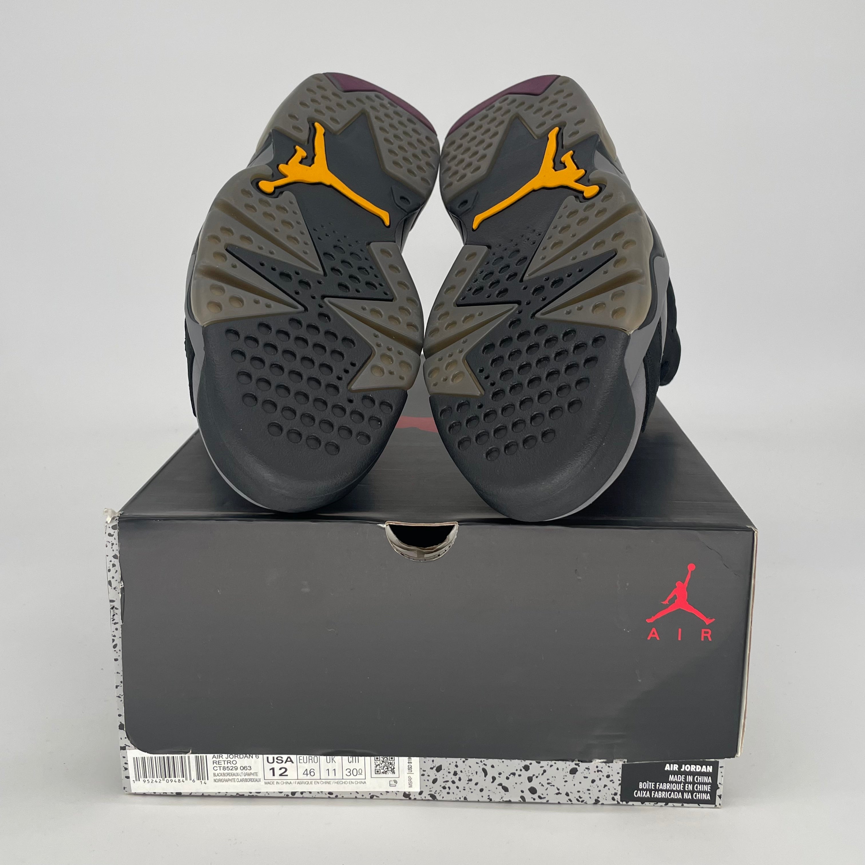 AIR JORDAN 6 BORDEAUX CT8529-063 SIZE 12/13.5W