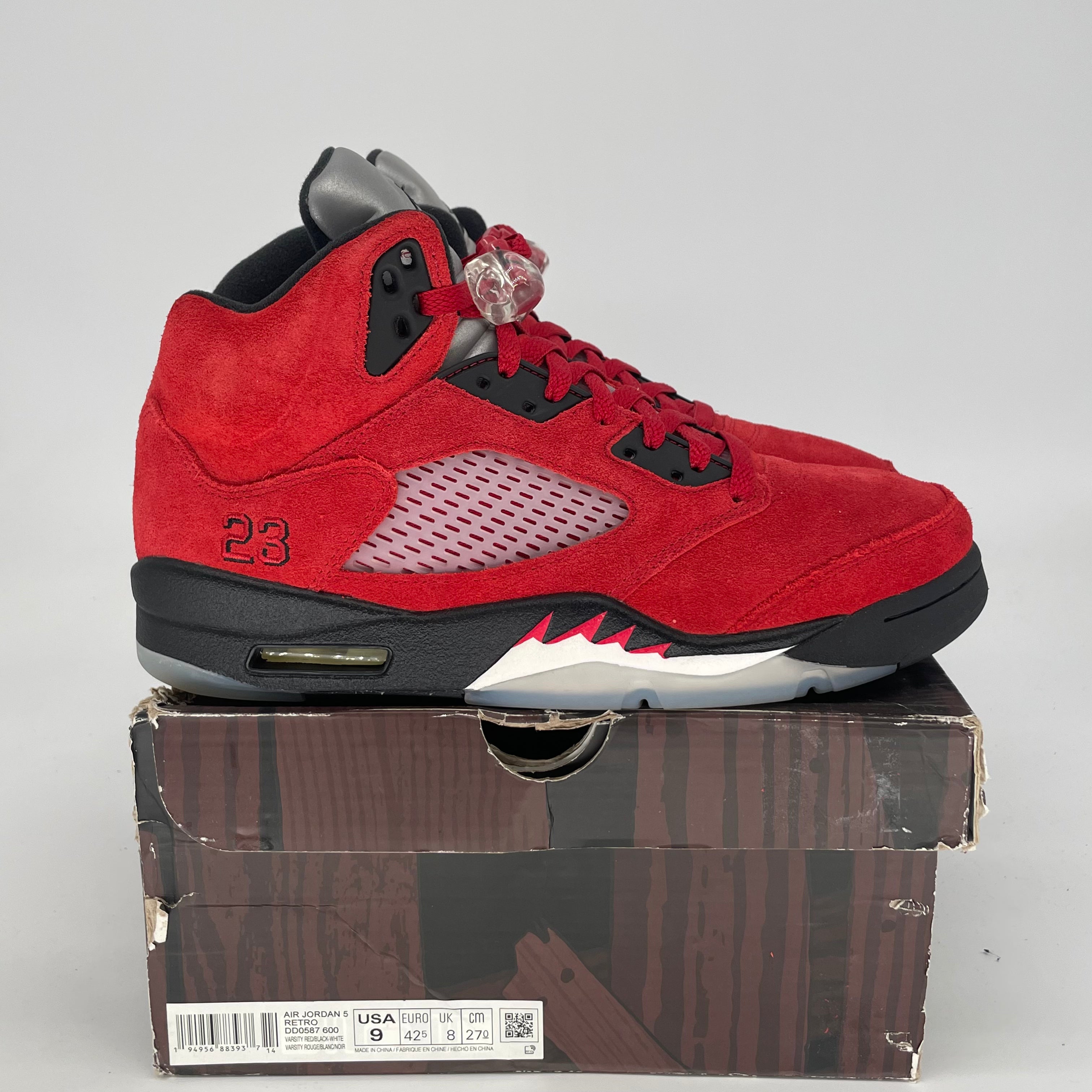 AIR JORDAN 5 RAGING BULL DD0587-600 SIZE 9/10.5W