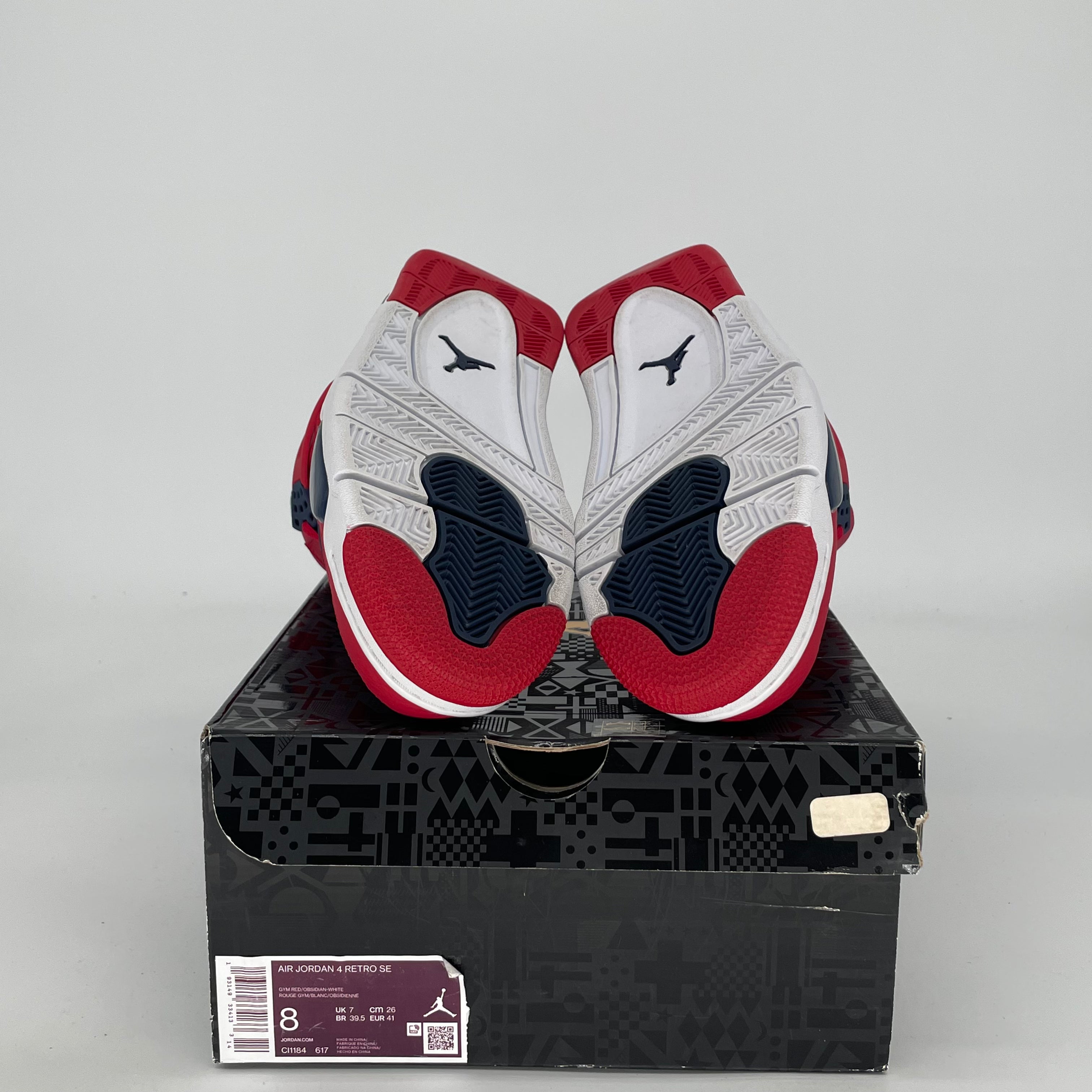 AIR JORDAN 4 FIBA CI1184-617 SIZE 8/9.5W