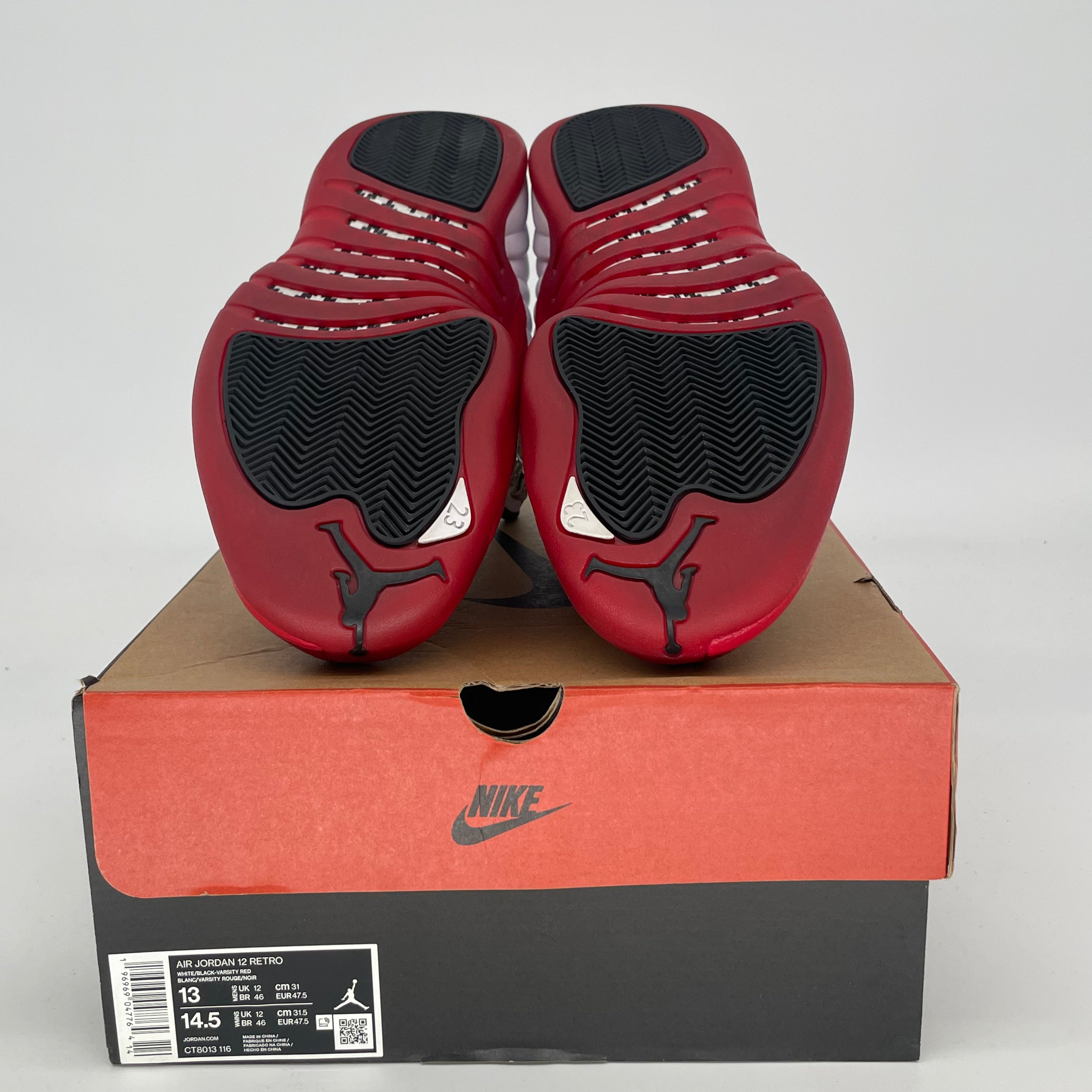 AIR JORDAN 12 CHERRY CT8013-116 SIZE 13/14.5W