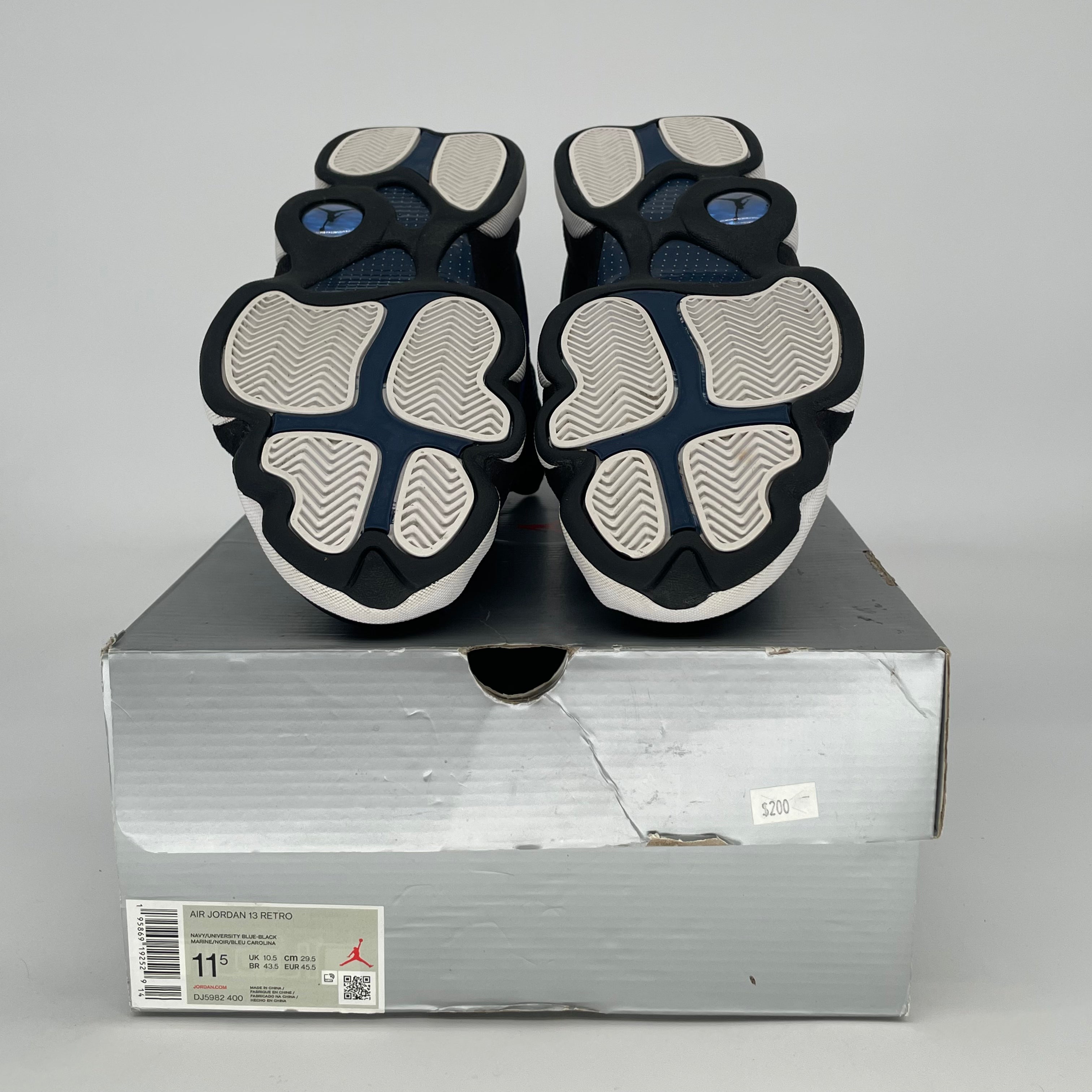 AIR JORDAN 13 BRAVE BLUE DJ5982-400 SIZE 11.5/13W