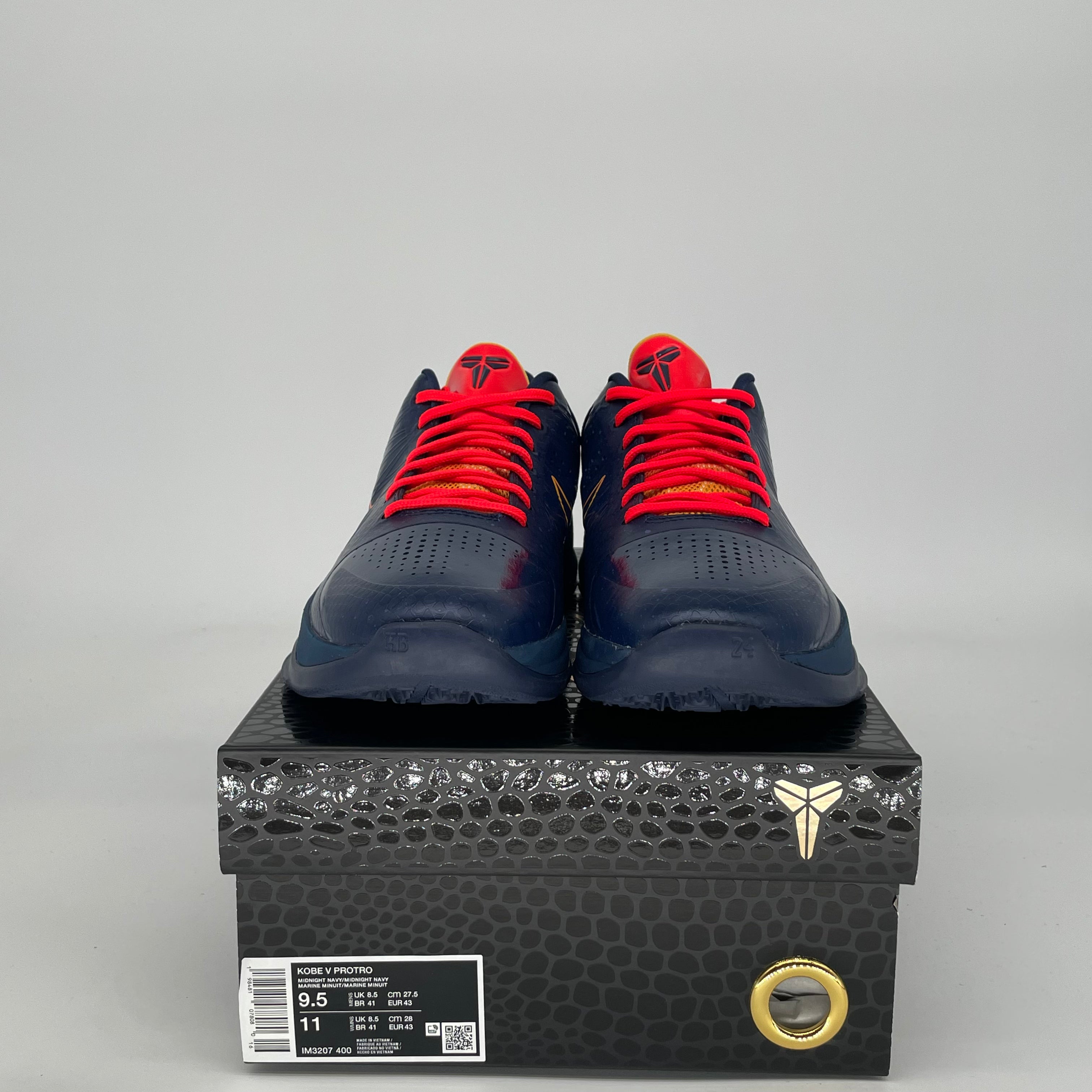 NIKE KOBE 5 PROTRO CAITLIN CLARK INDIANA FEVER IM3207-400 SIZE 9.5/11W