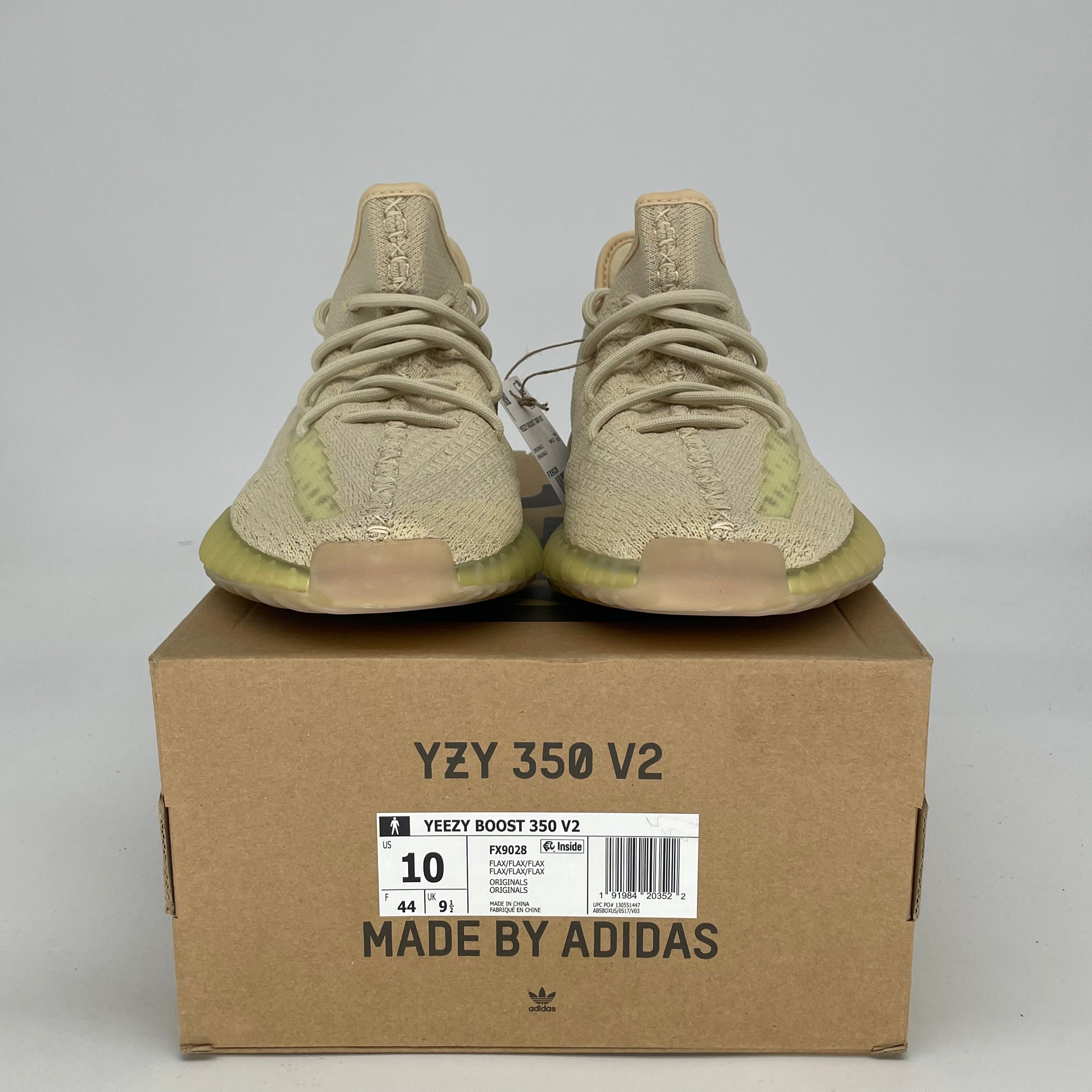 ADIDAS YEEZY 350 V2 FLAX FX9028 SIZE 10/11.5W